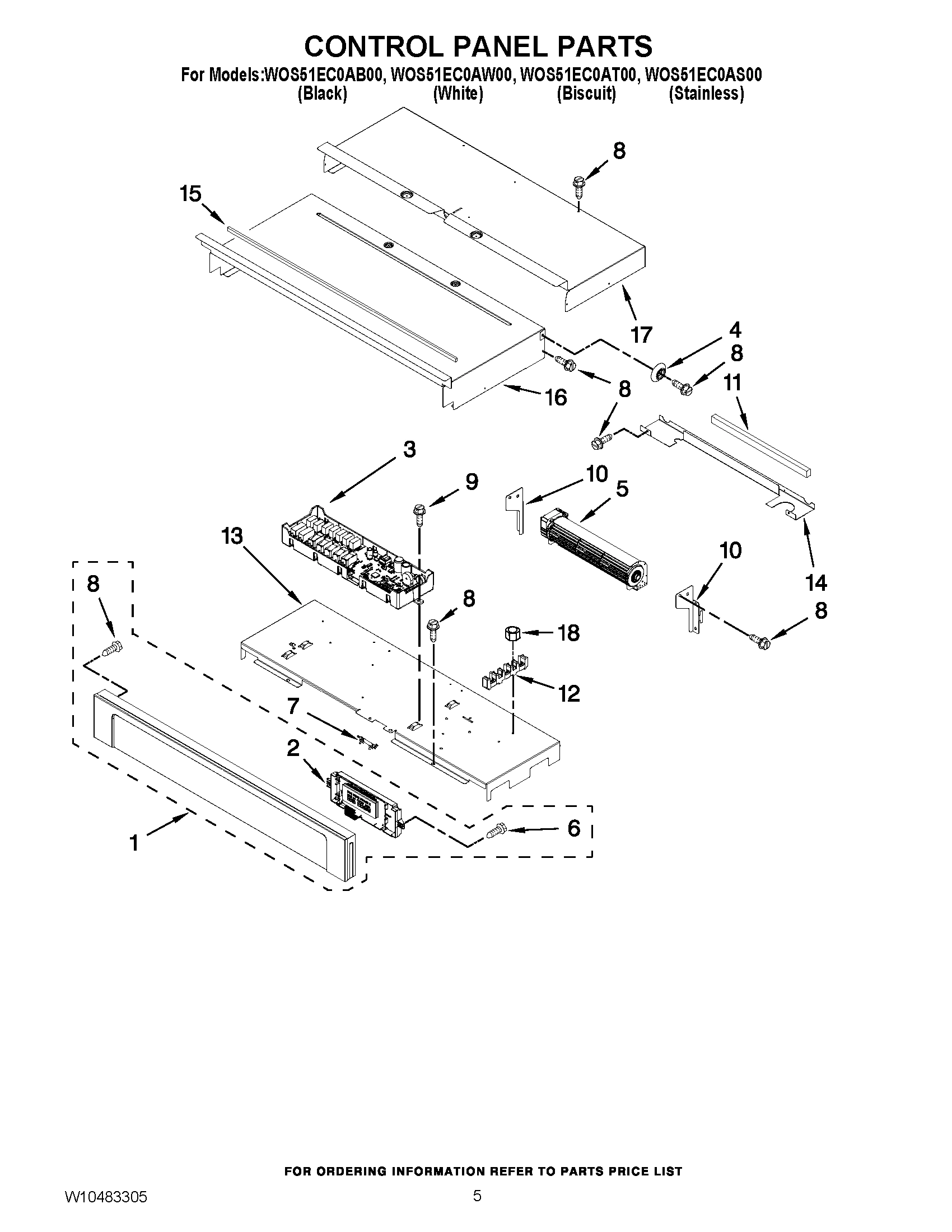 04 - CONTROL PANEL PARTS