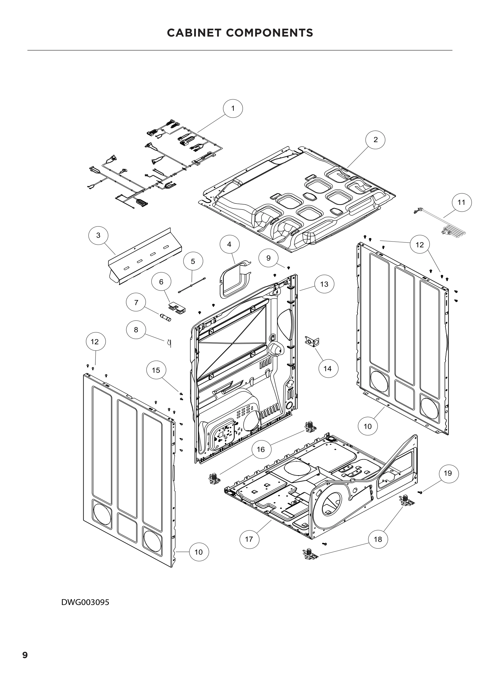CABINET COMPONENTS
