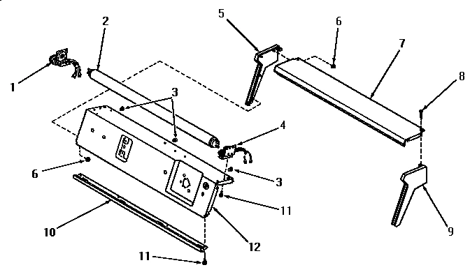 20 - PAN SUPP PLT/CTRL HOOD ENDS & FLOUR TUBE