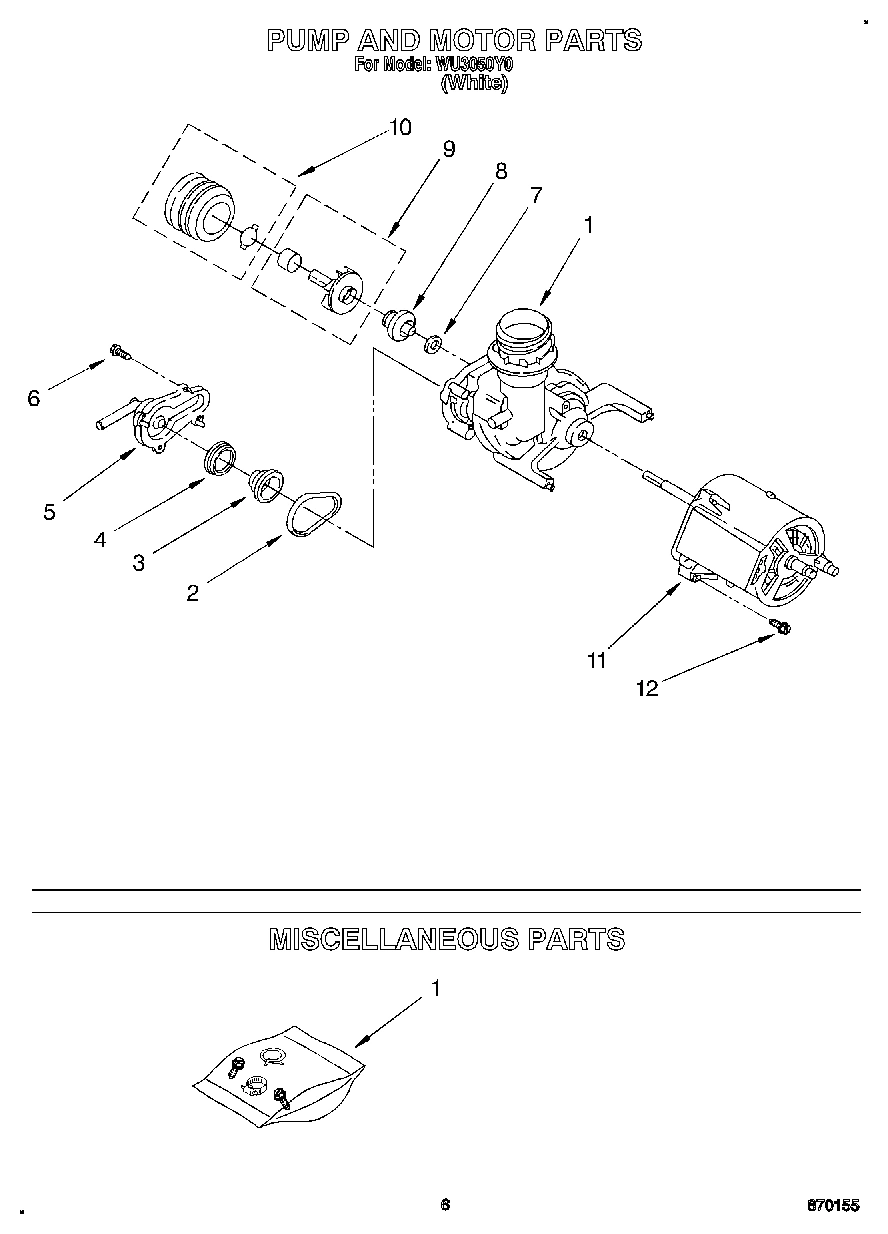 05 - PUMP AND MOTOR, MISCELLANEOUS