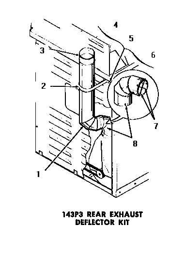 01 - 143P3 REAR EXHAUST DEFLECTOR KIT