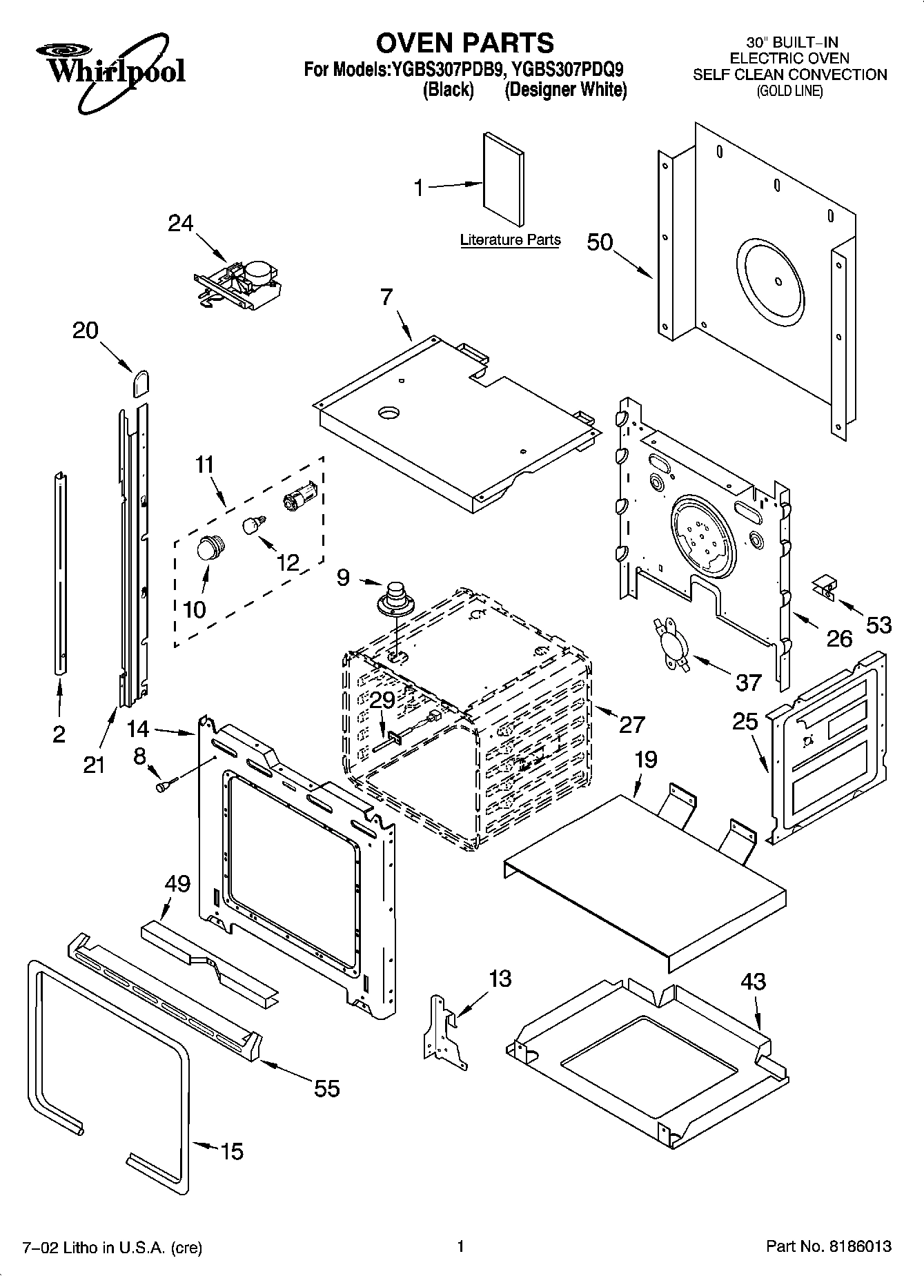 01 - OVEN PARTS