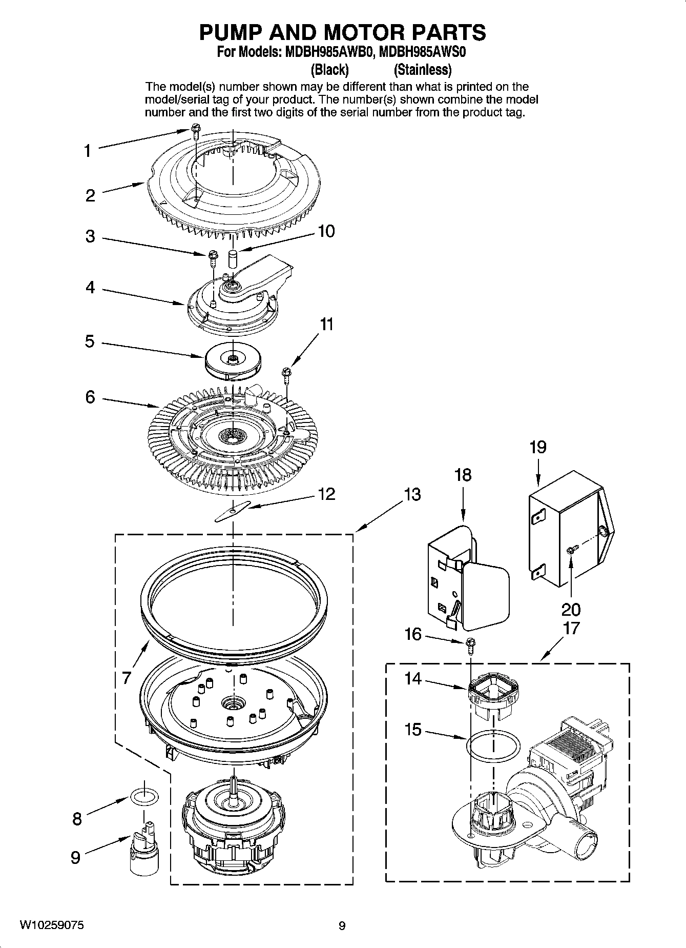 08 - PUMP AND MOTOR PARTS