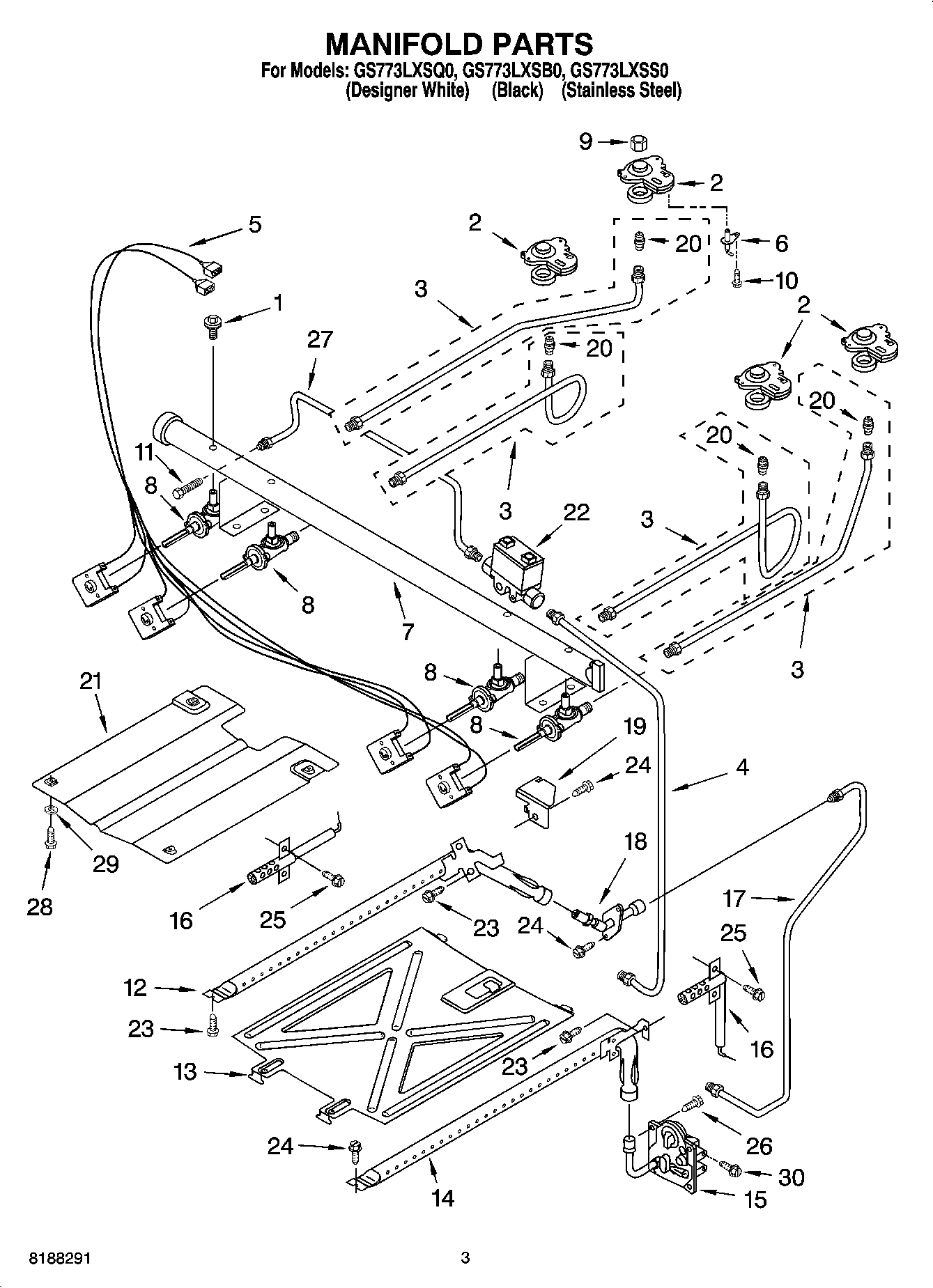 03 - MANIFOLD PARTS