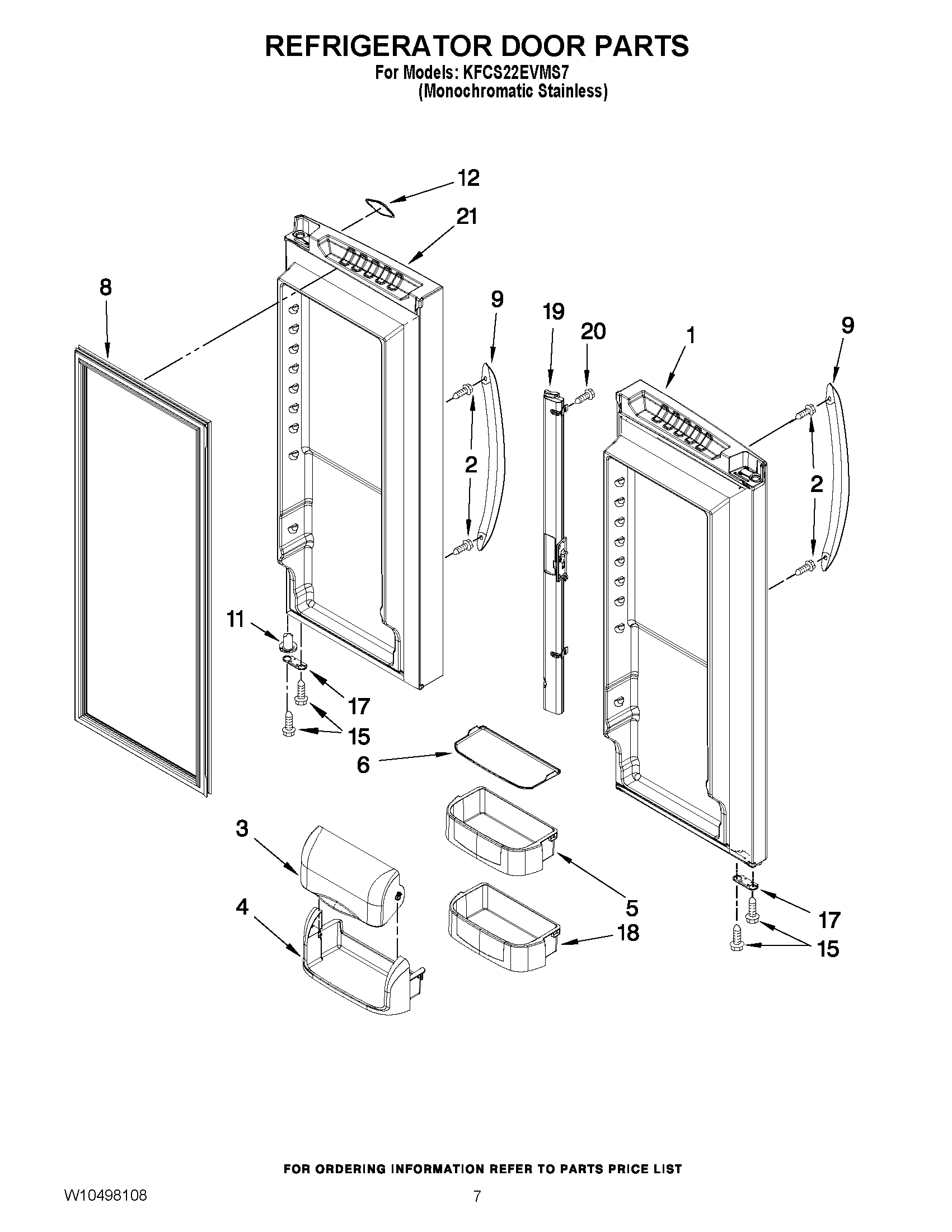 04 - REFRIGERATOR DOOR PARTS