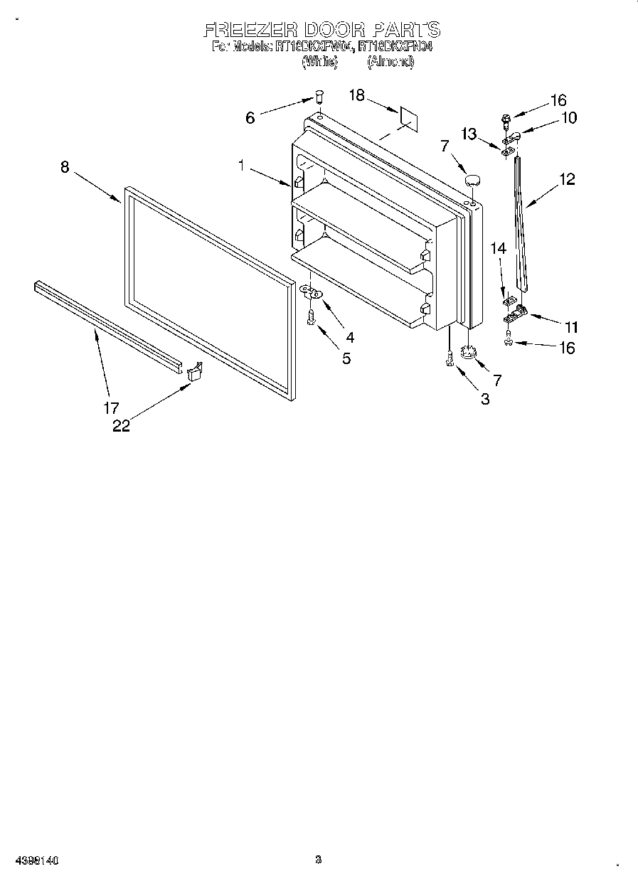 02 - FREEZER DOOR