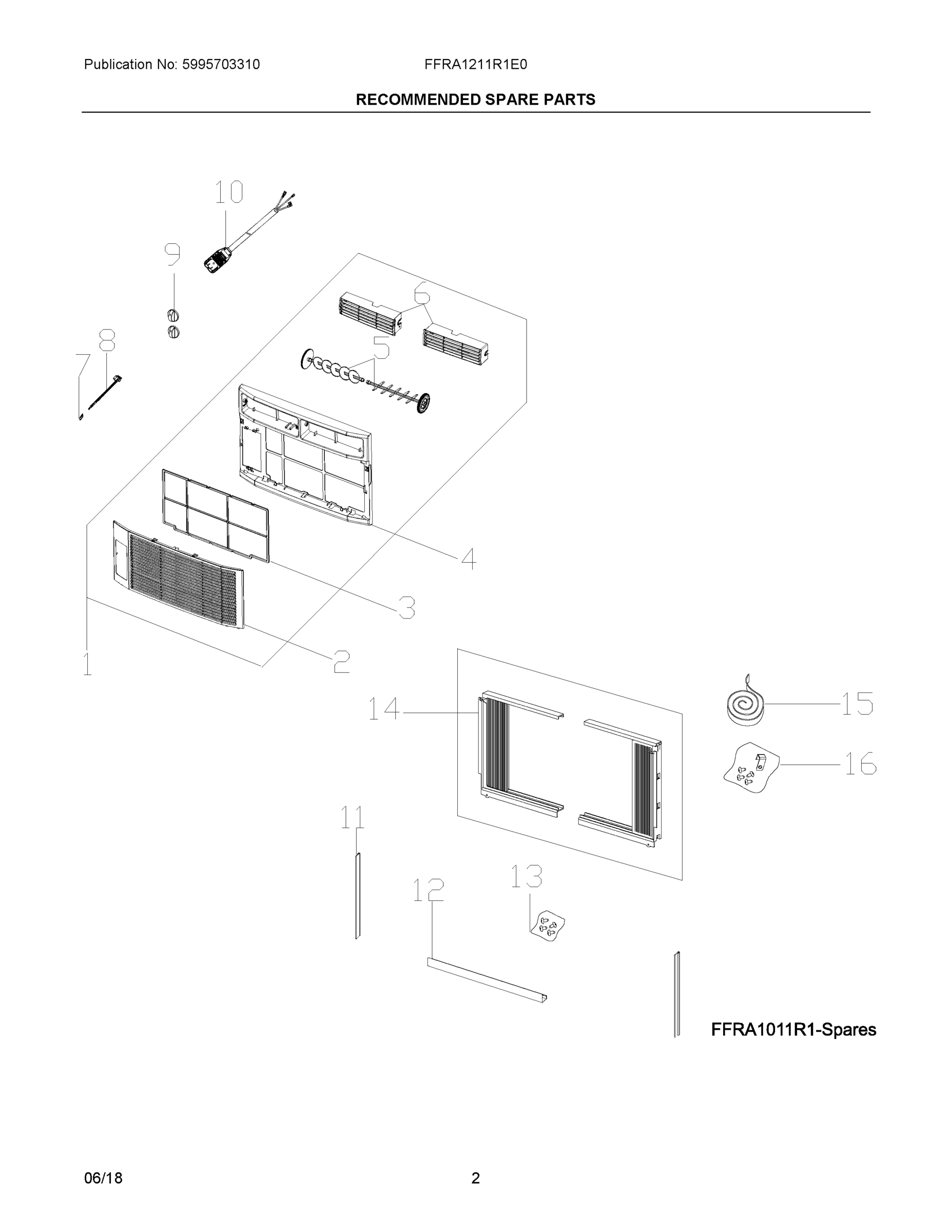 02 - RECOMMENDED SPARE PARTS