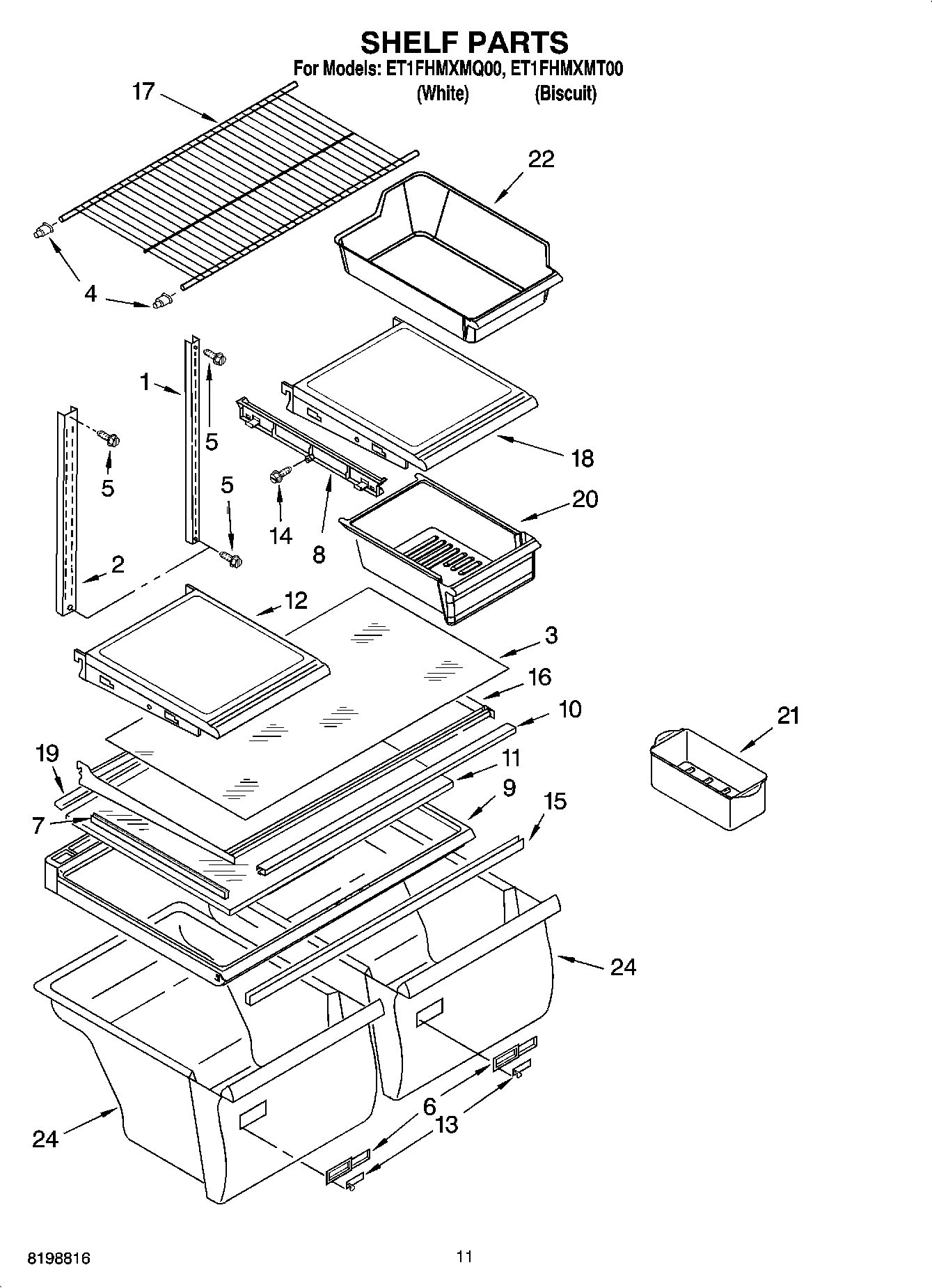 06 - SHELF PARTS, OPTIONAL PARTS
