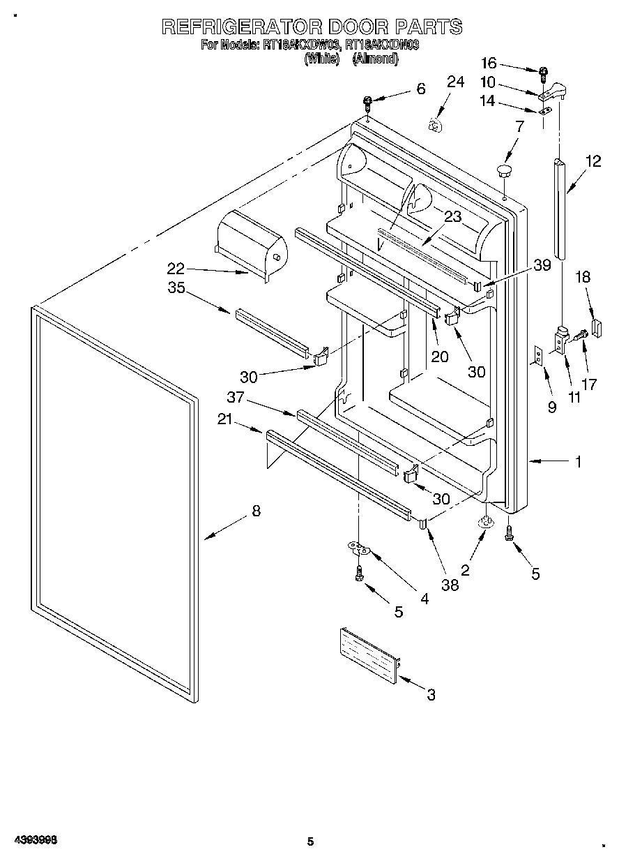 04 - REFRIGERATOR DOOR
