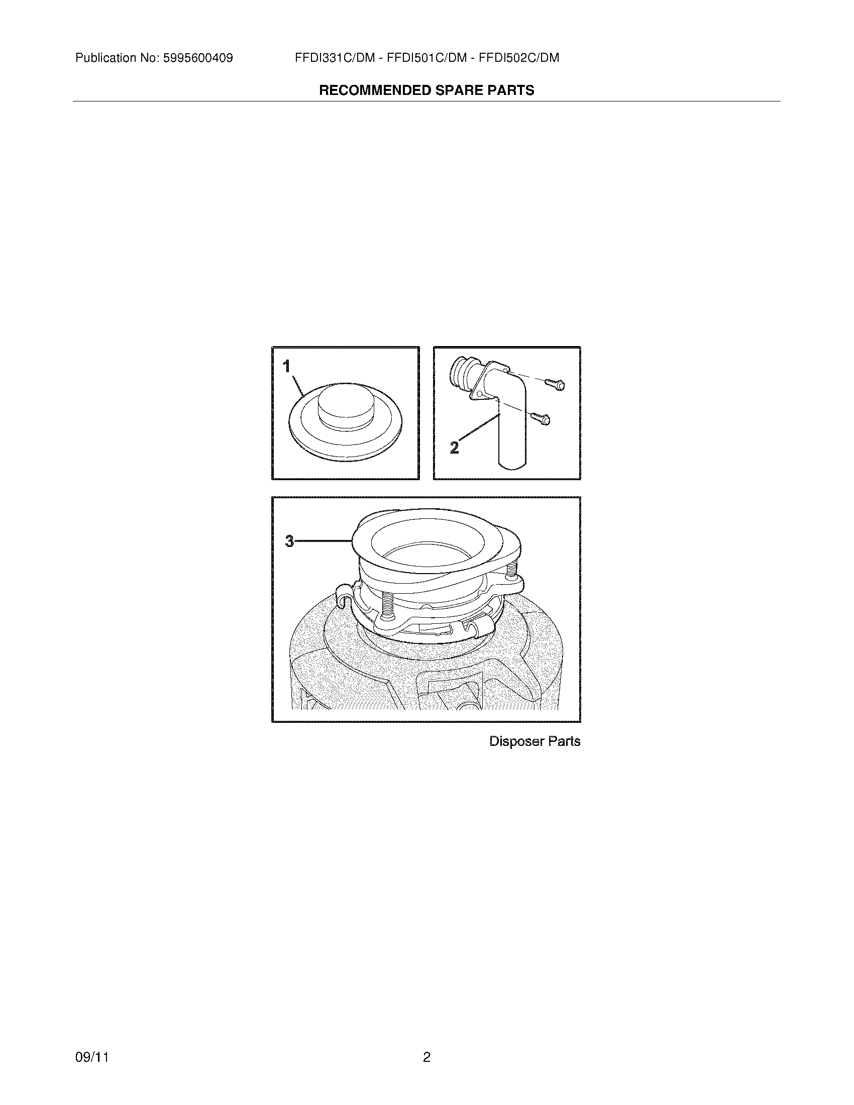 03 - RECOMMENDED SPARE PARTS