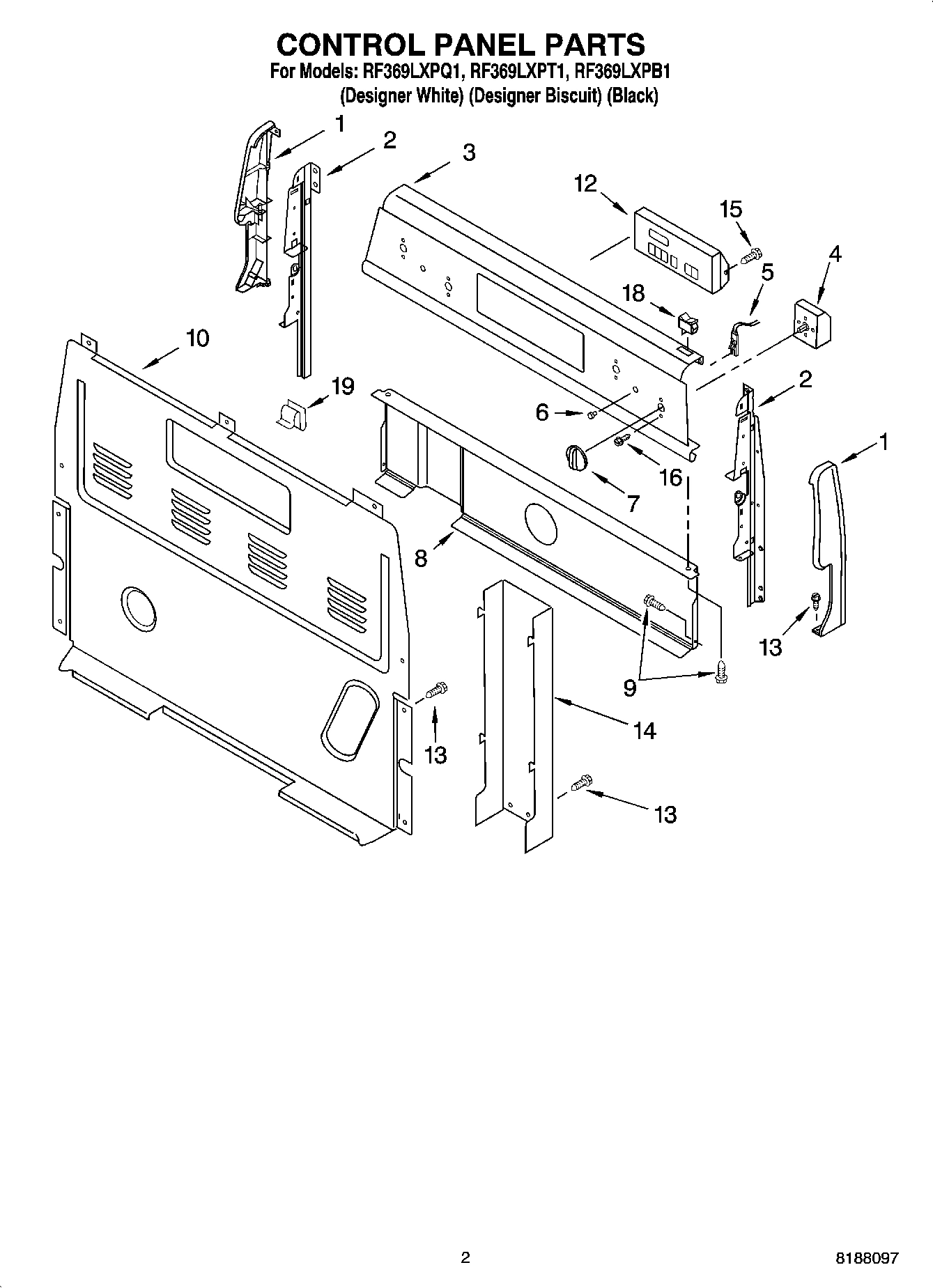 02 - CONTROL PANEL PARTS
