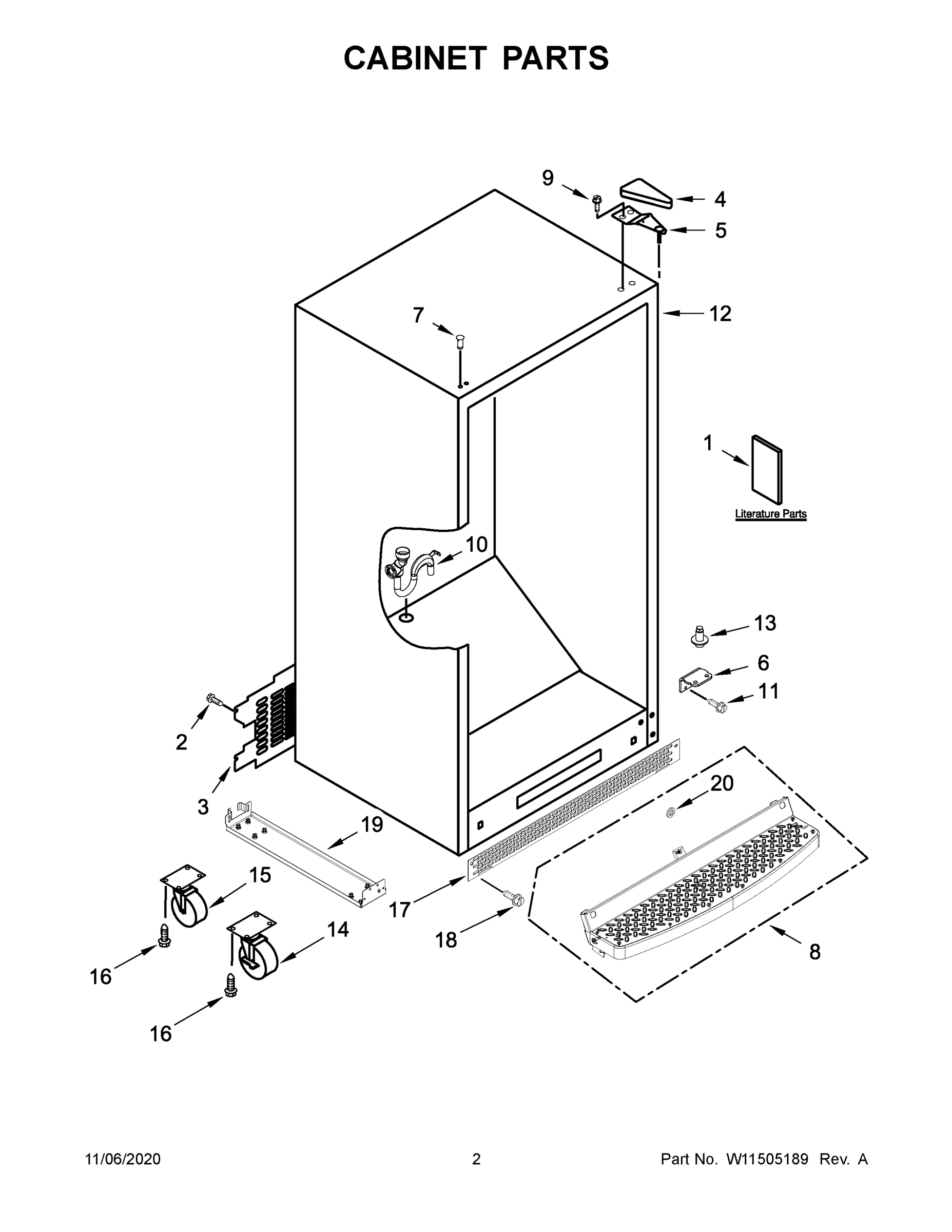 02 - CABINET PARTS