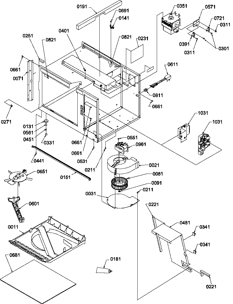 01 - CABINET ASSY