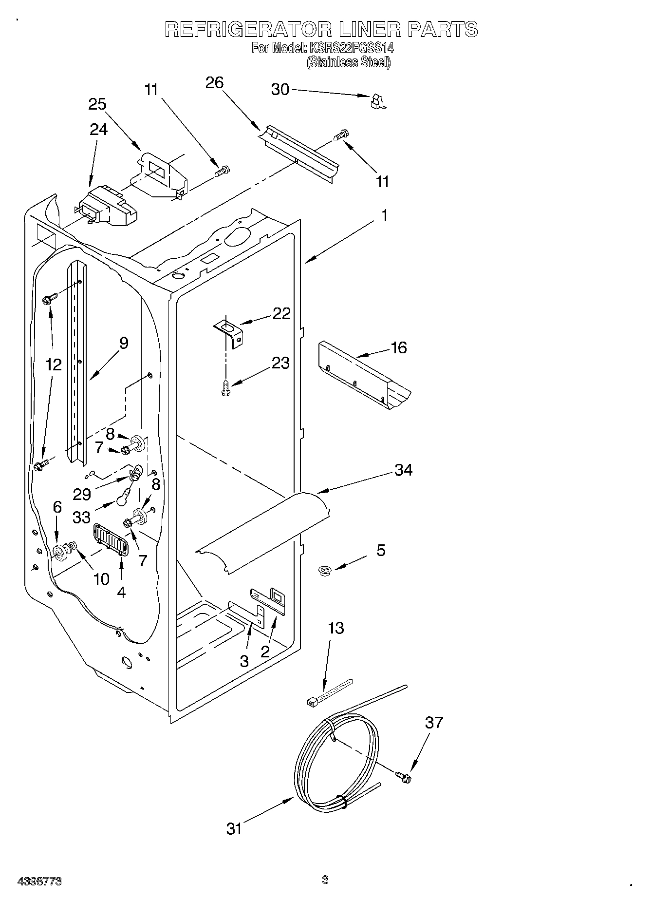 02 - REFRIGERATOR LINER