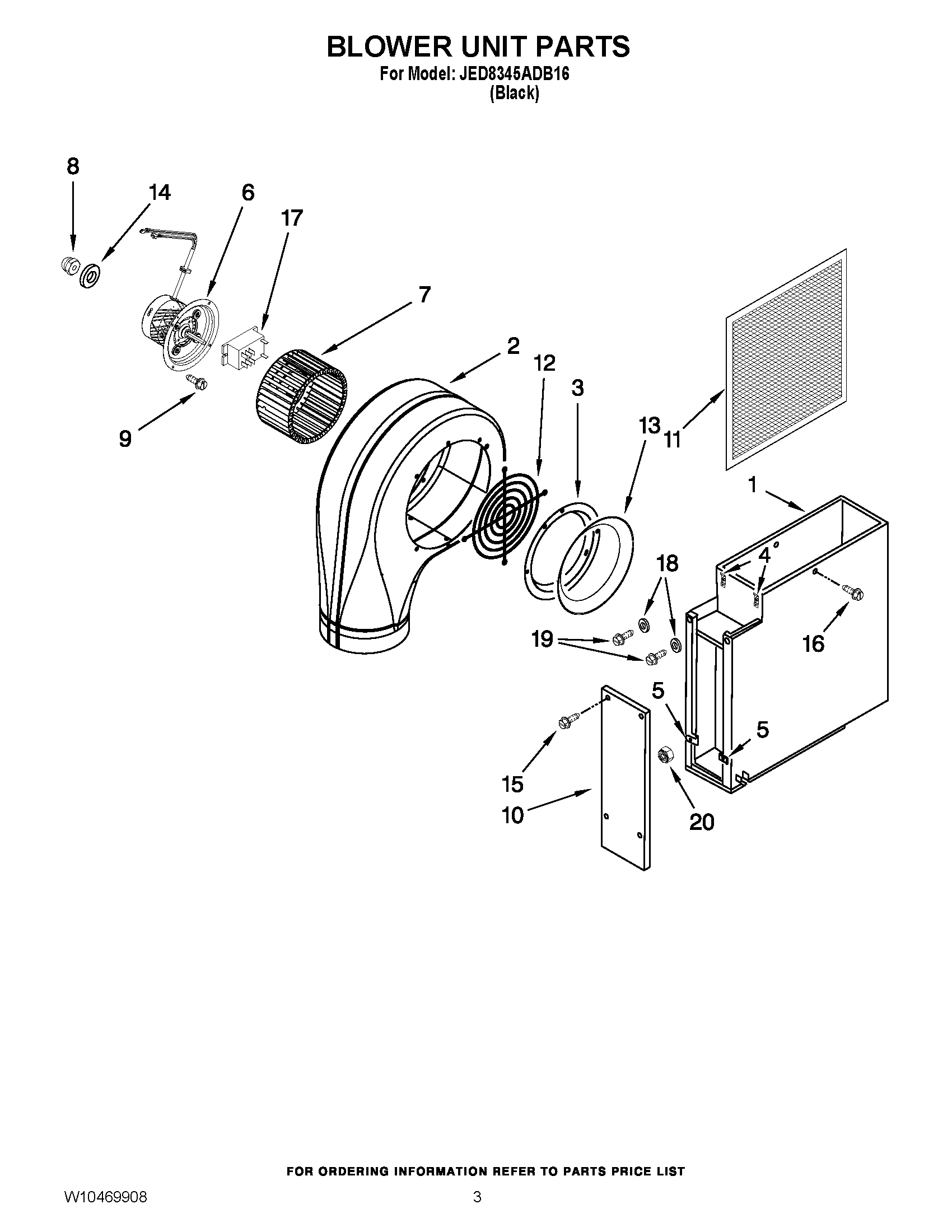 02 - BLOWER UNIT PARTS