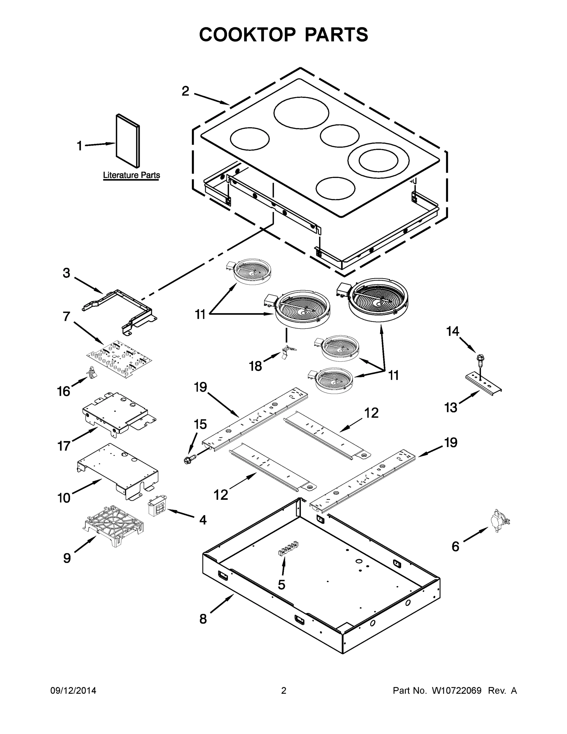 02 - COOKTOP PARTS