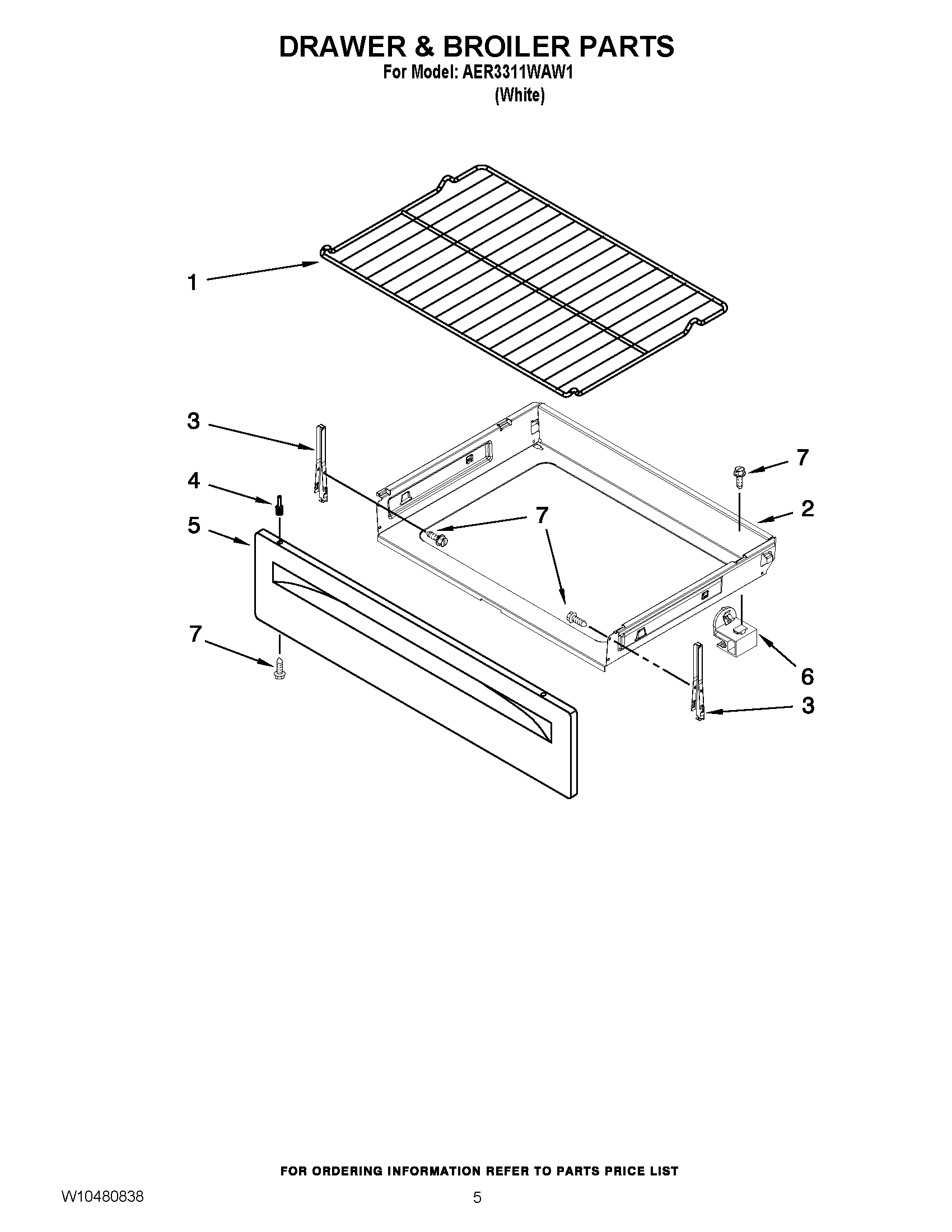 04 - DRAWER & BROILER PARTS