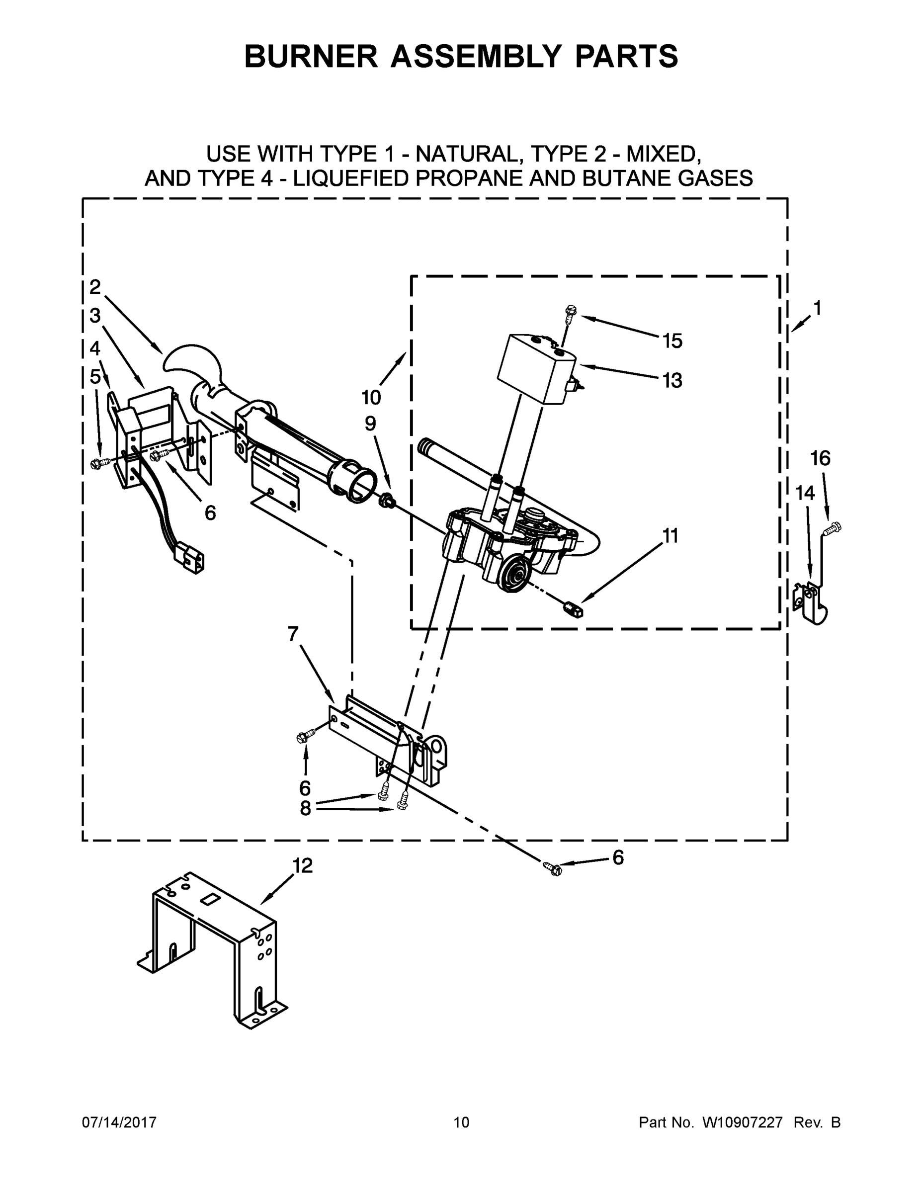 06 - BURNER ASSEMBLY PARTS