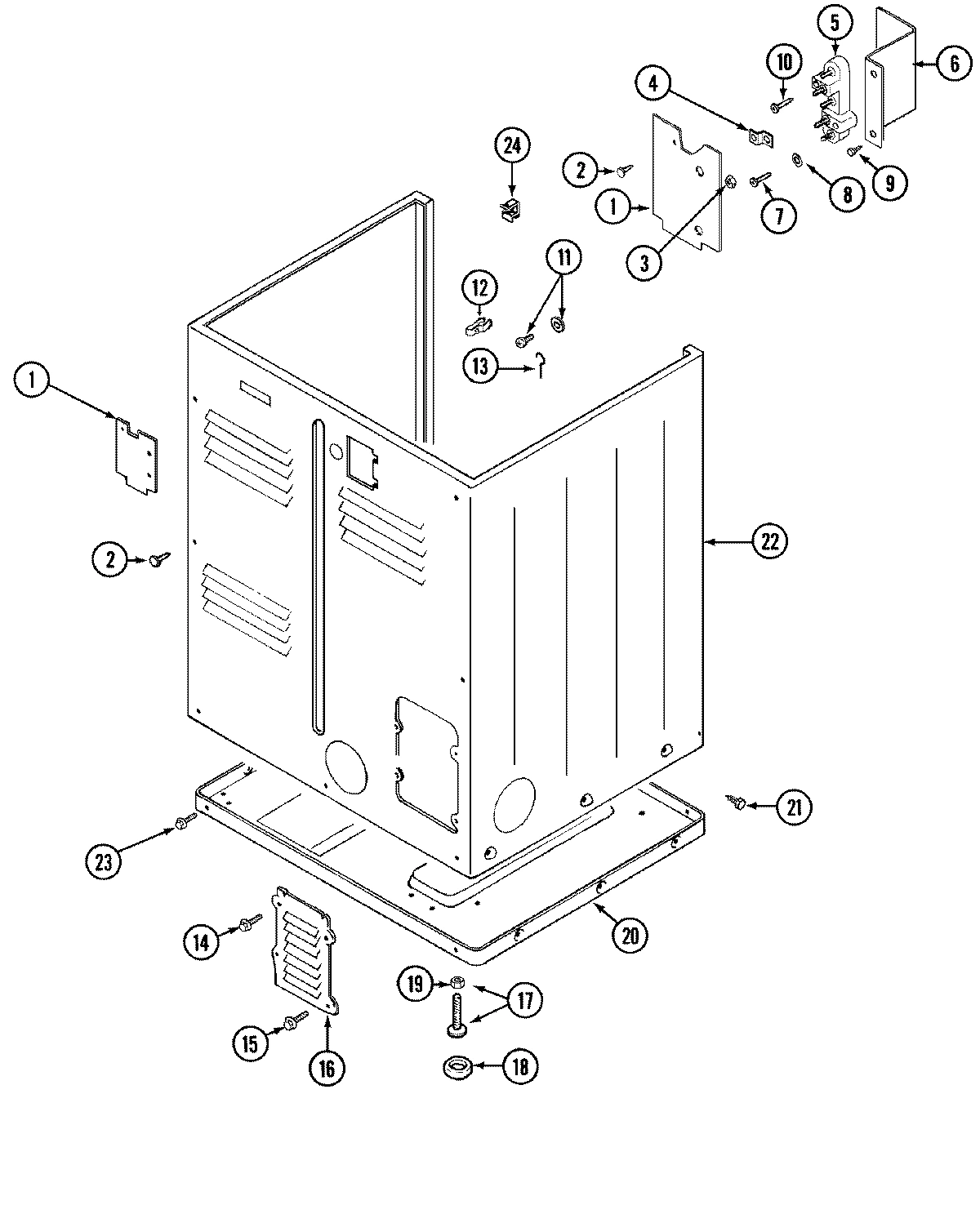 02 - CABINET (REAR)