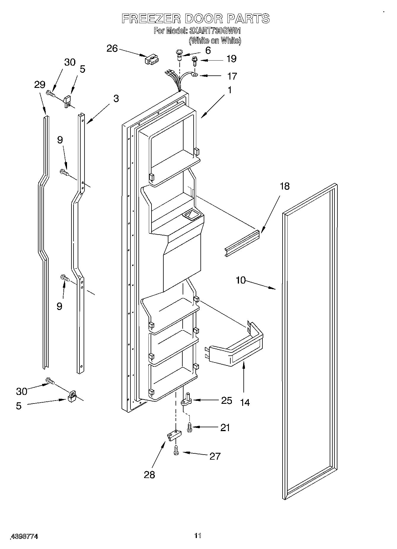 06 - FREEZER DOOR