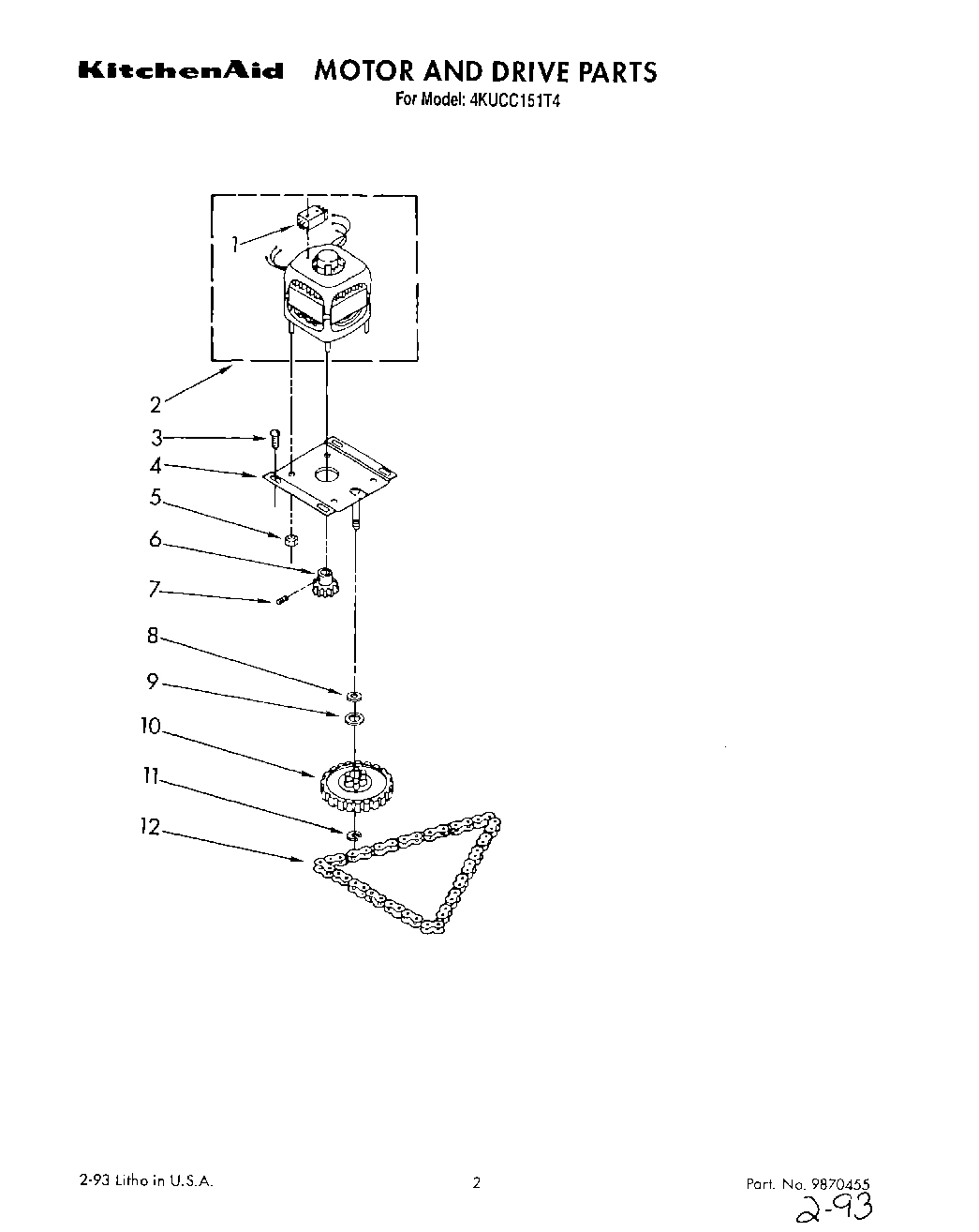 01 - MOTOR AND DRIVE, LIT/OPTIONAL