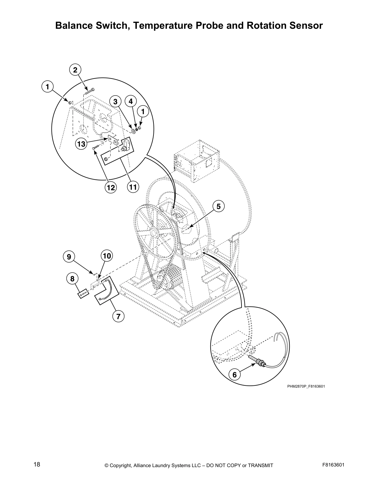Balance Switch, Temperature Probe and Rotation Sensor