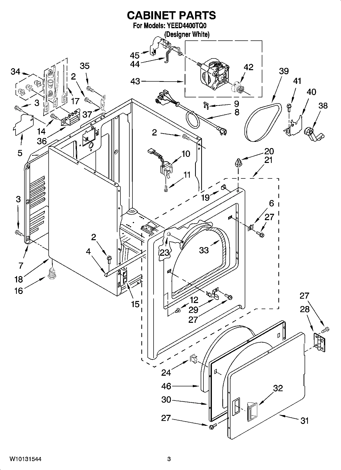 02 - CABINET PARTS