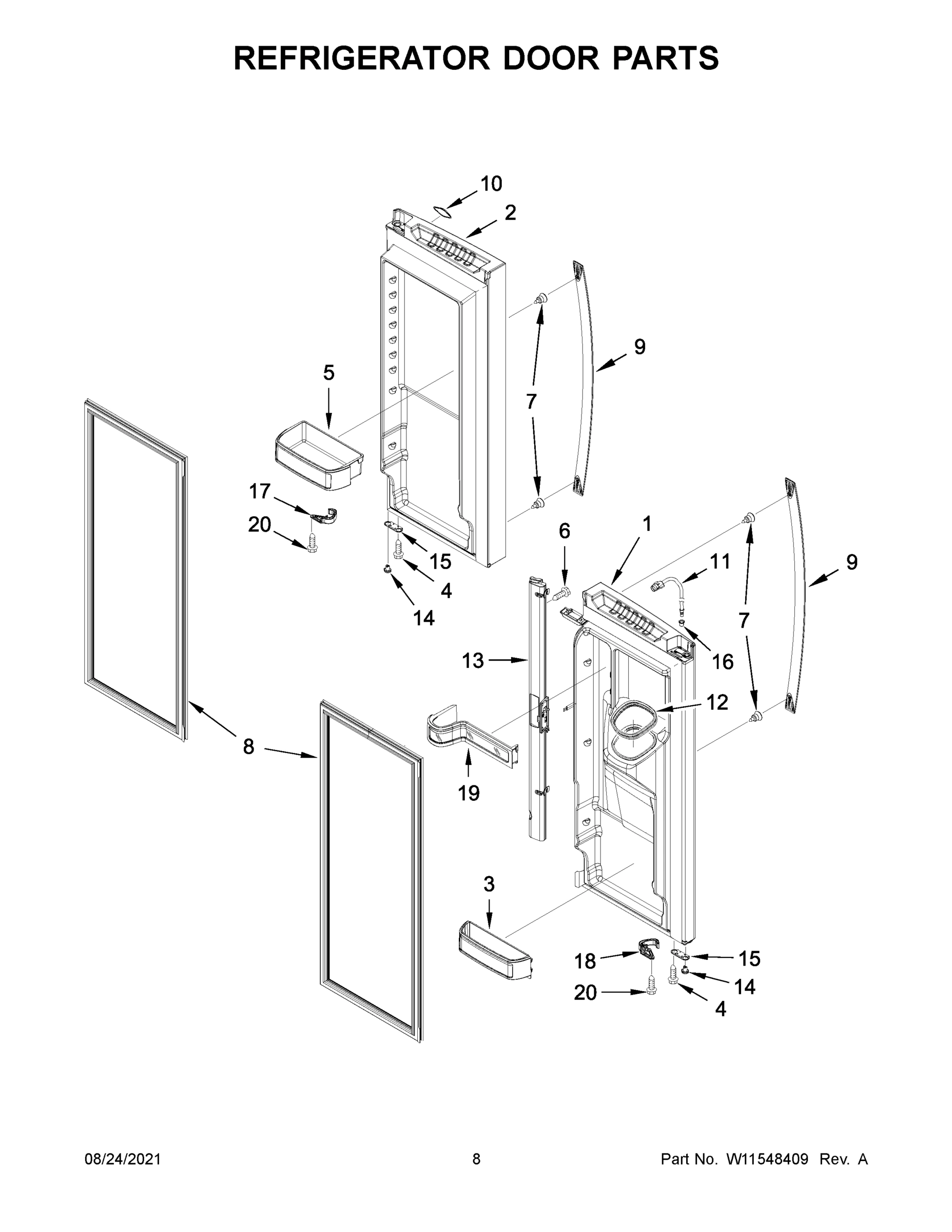 05 - REFRIGERATOR DOOR PARTS