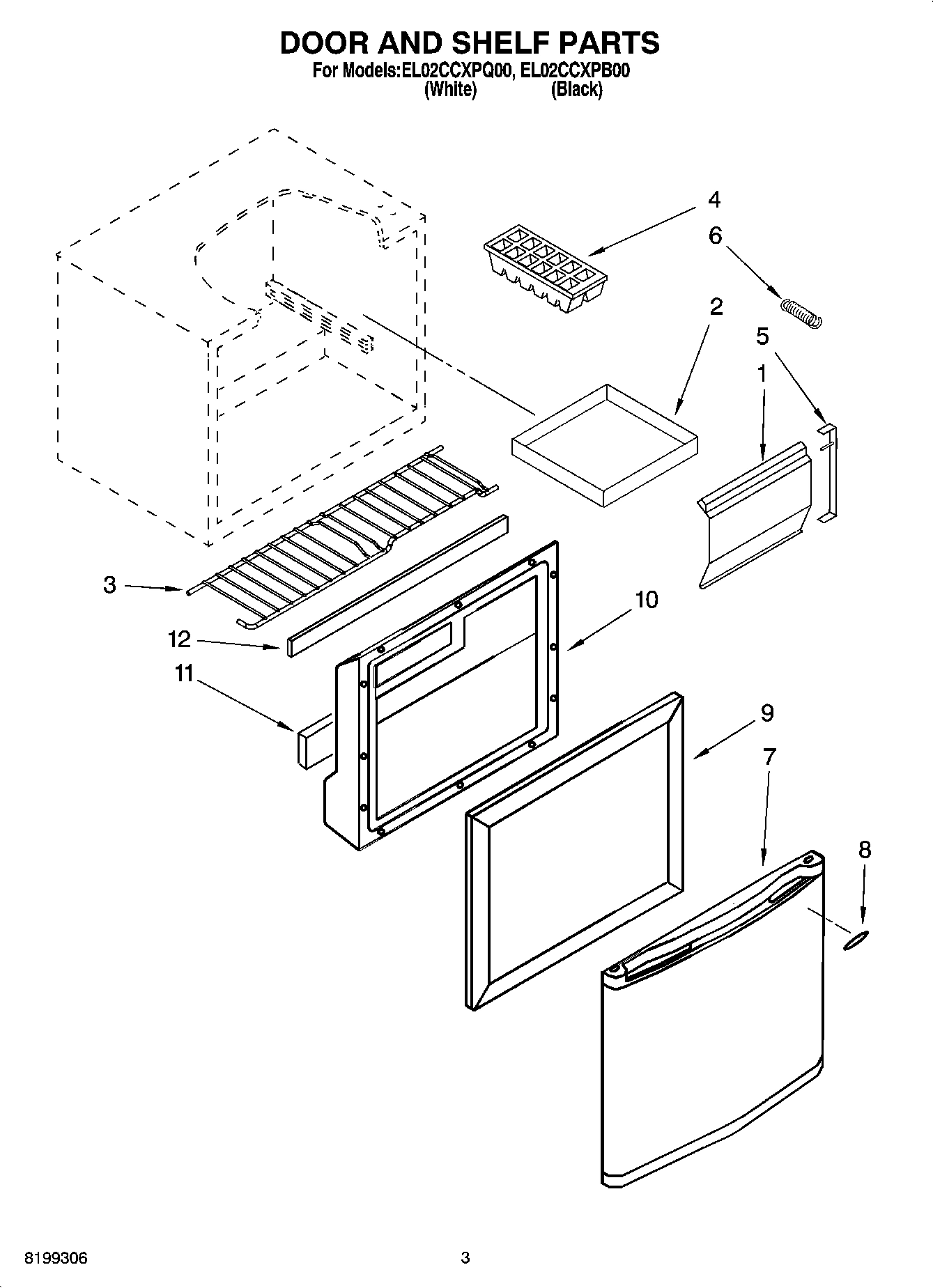 03 - DOOR AND SHELF PARTS