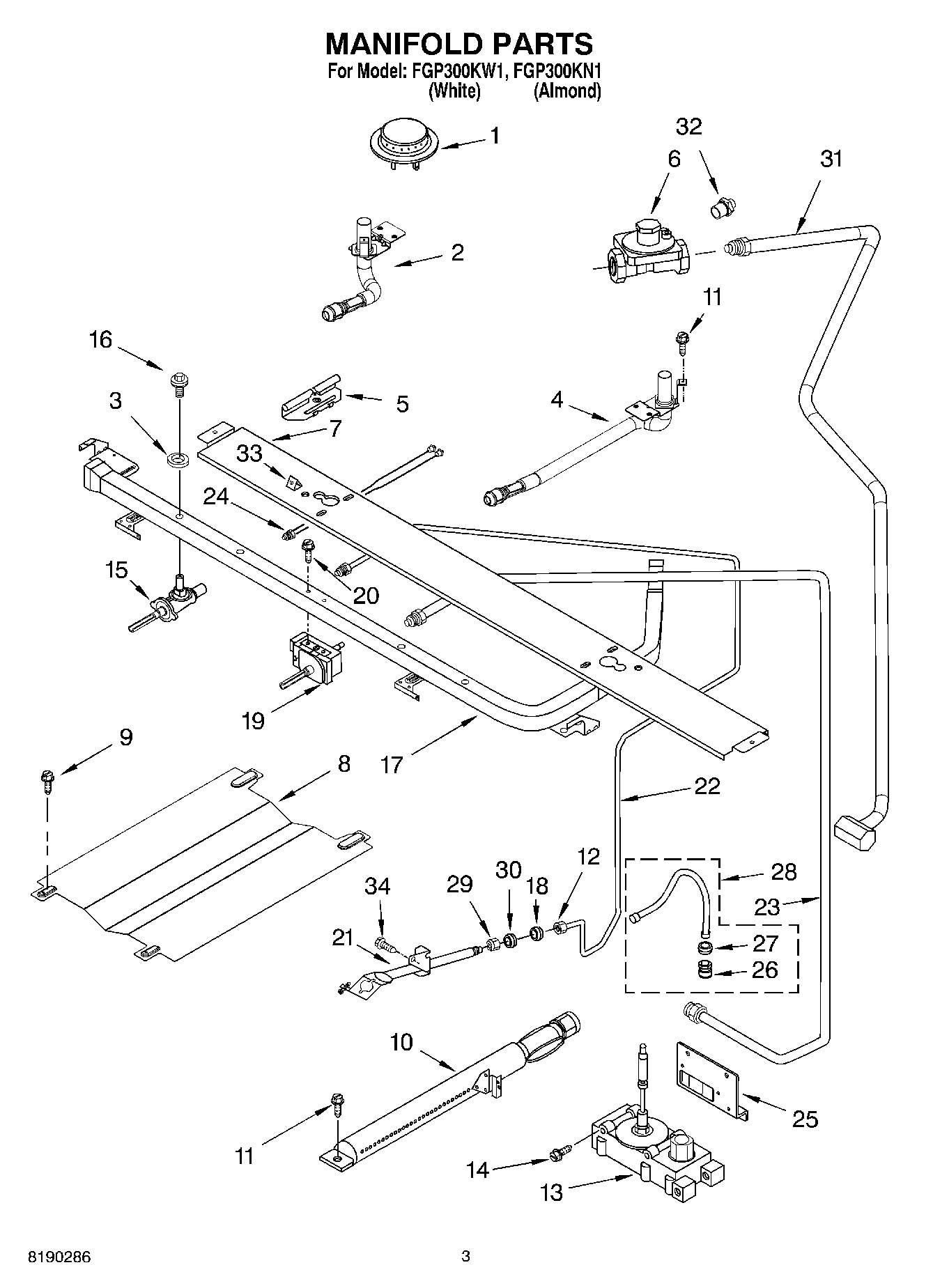03 - MANIFOLD PARTS