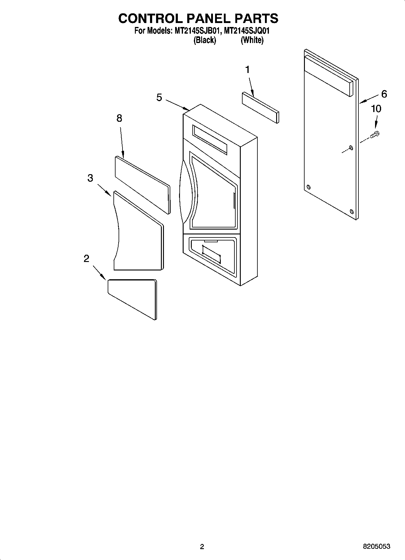 02 - CONTROL PANEL PARTS