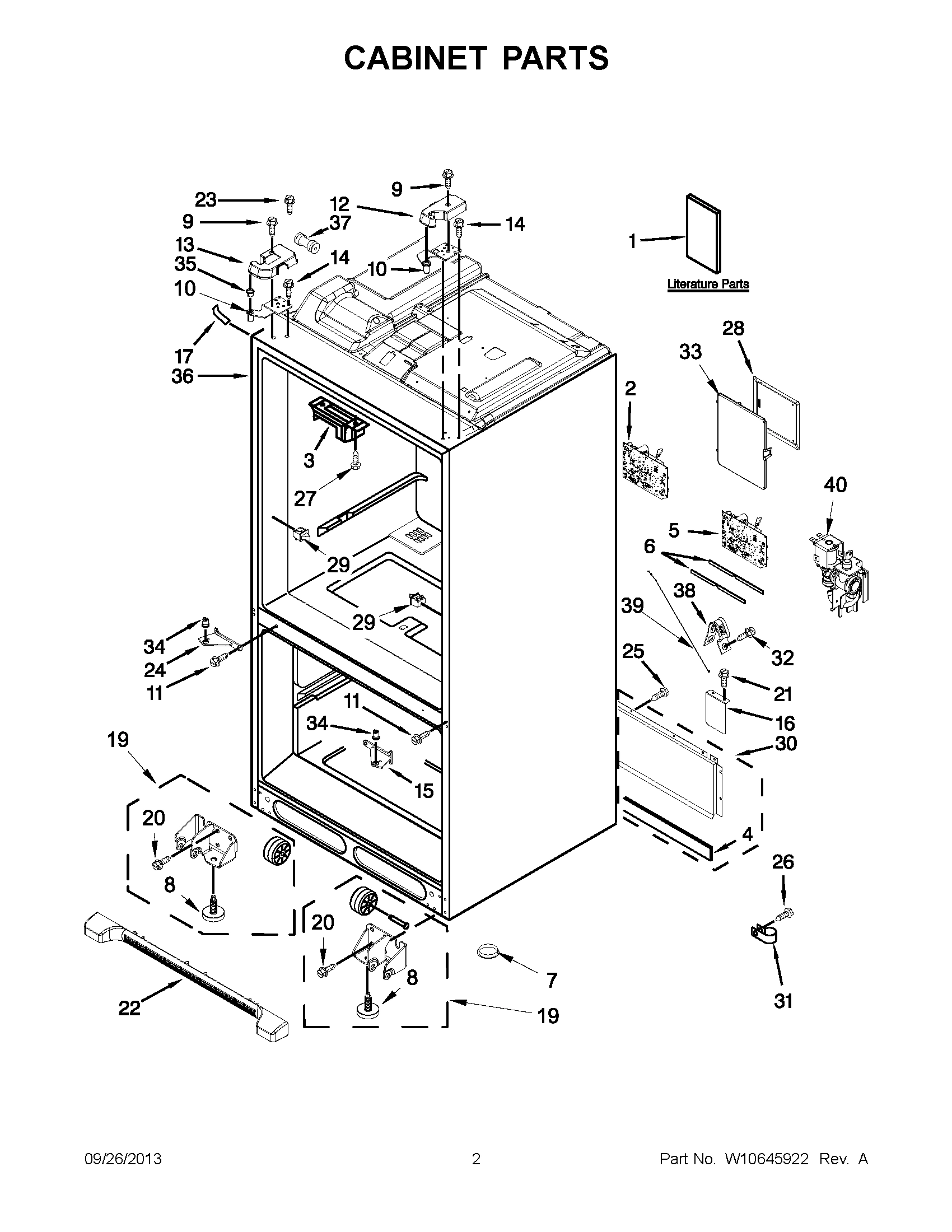 02 - CABINET PARTS