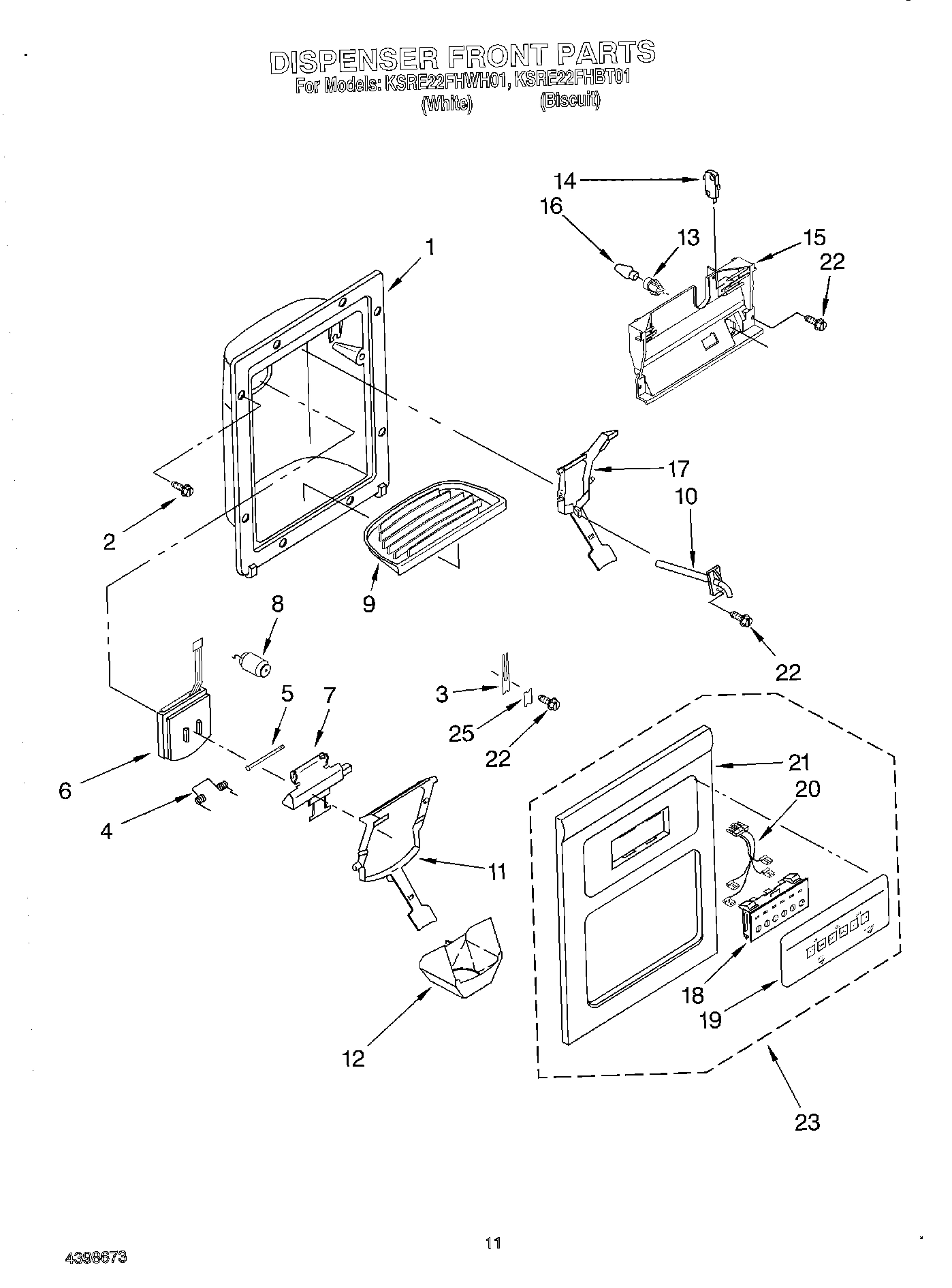 07 - DISPENSER FRONT