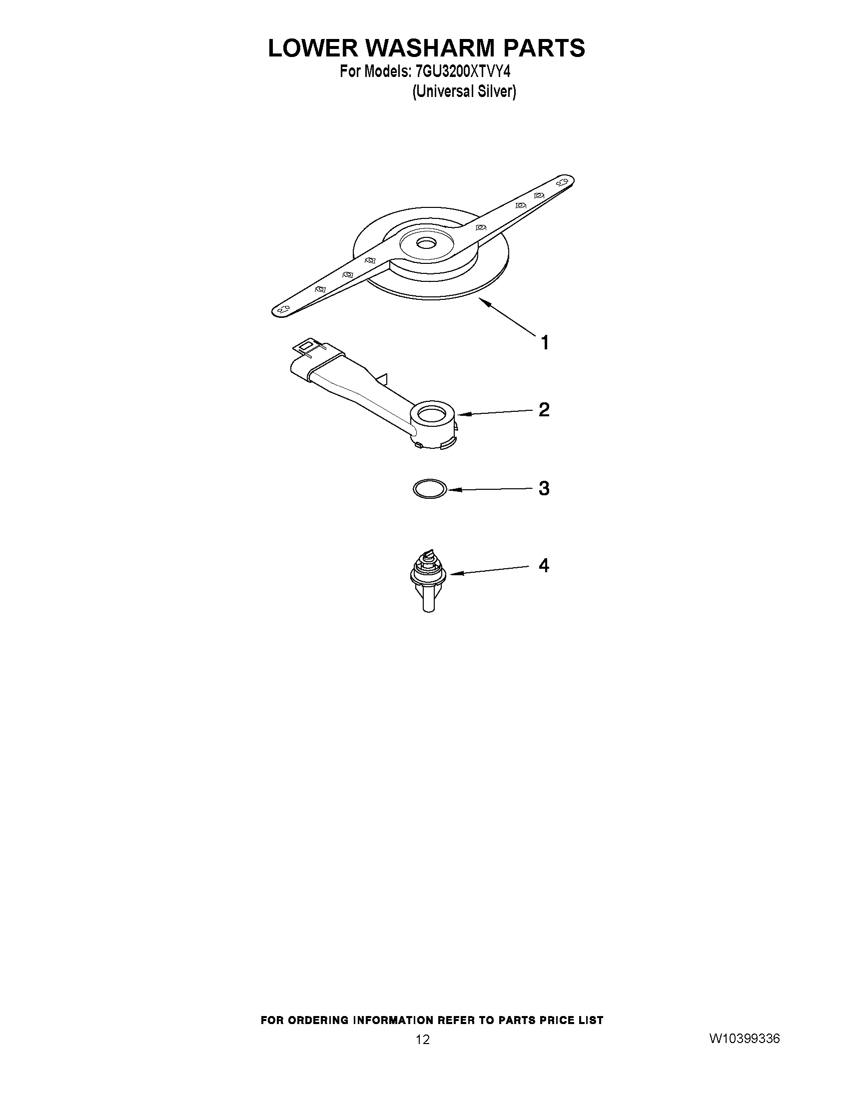 10 - LOWER WASHARM PARTS