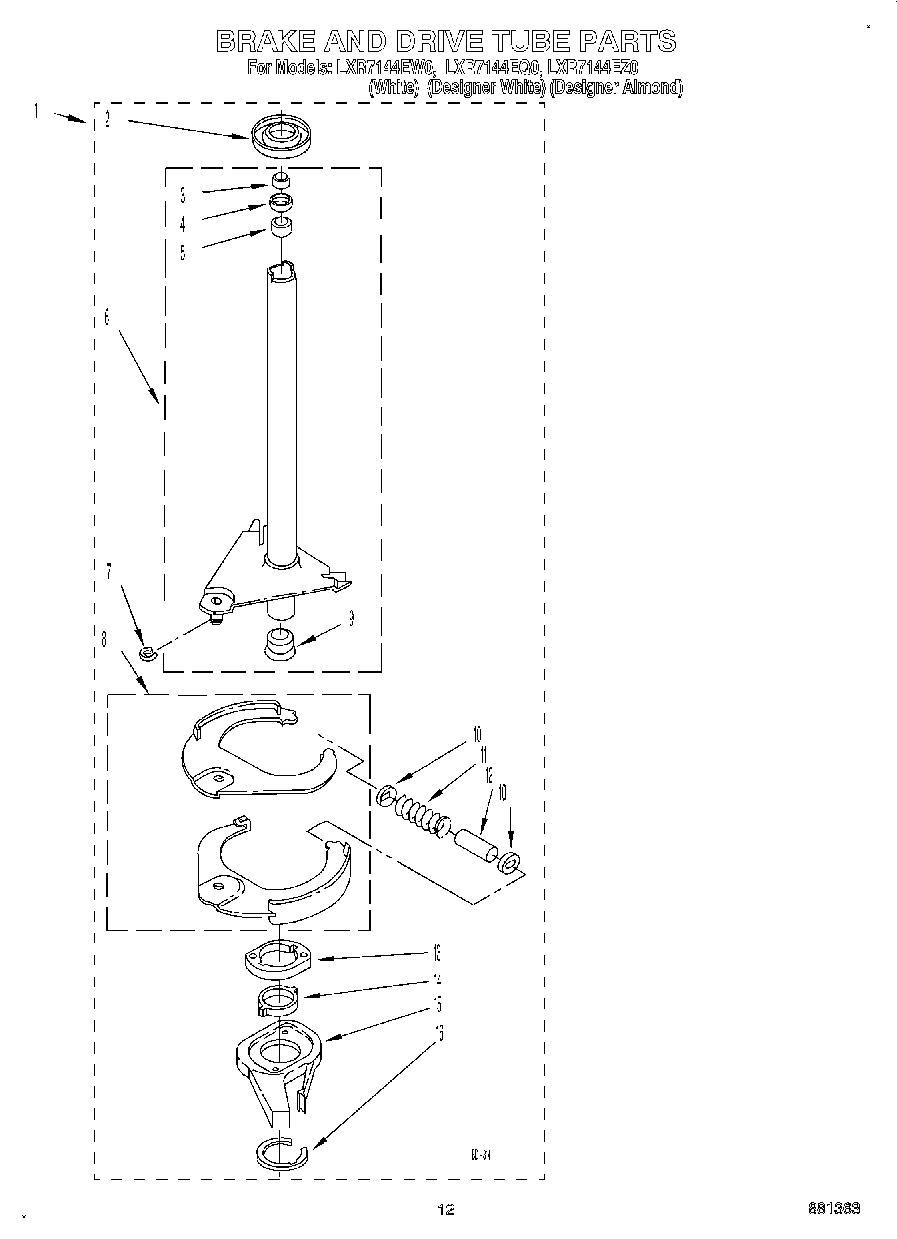 08 - BRAKE AND DRIVE TUBE