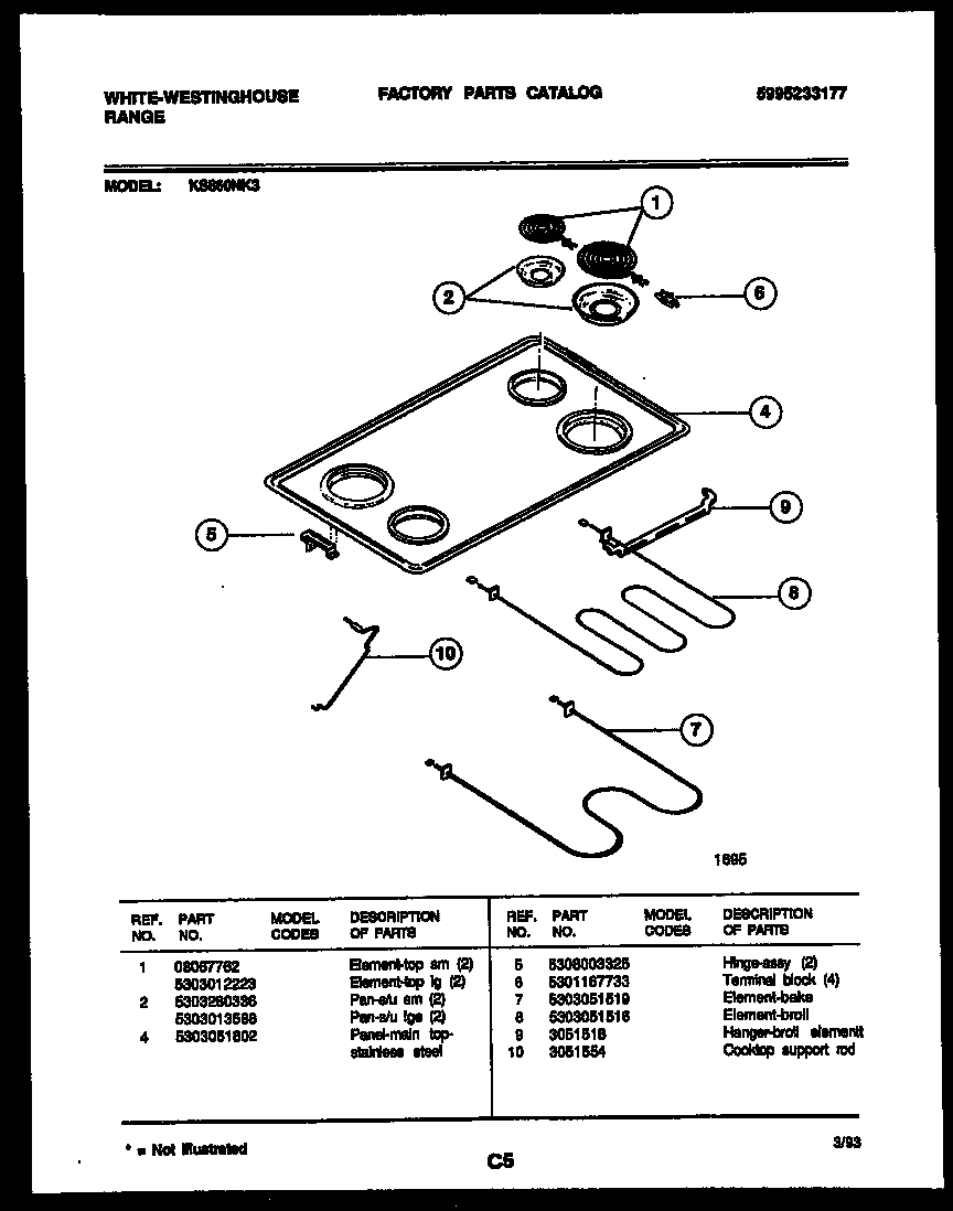 03 - COOKTOP AND BROILER PARTS