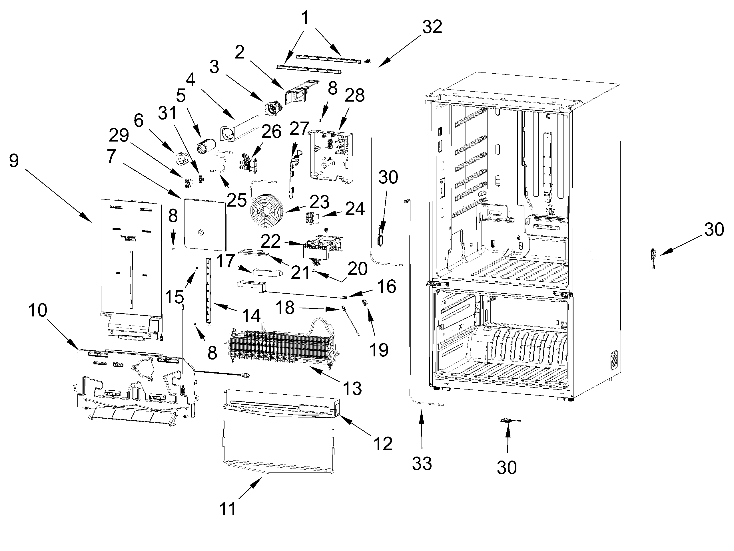 WATER AND FILTER PARTS