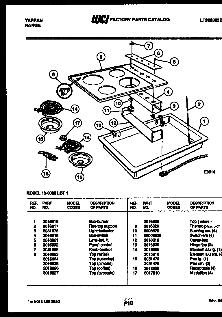 02 - COOKTOP PARTS