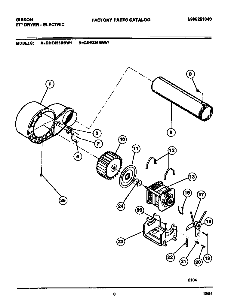 05 - MOTOR, FAN HOUSING, EXHAUST DUCT