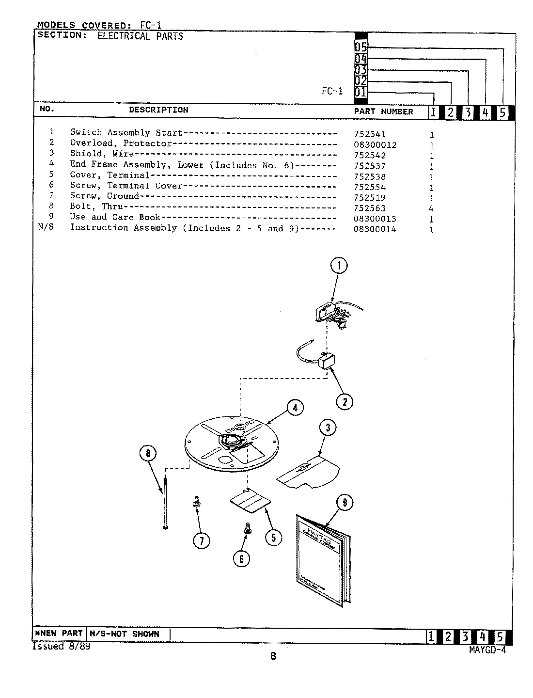 03 - END BELL ASSY. (FC3)