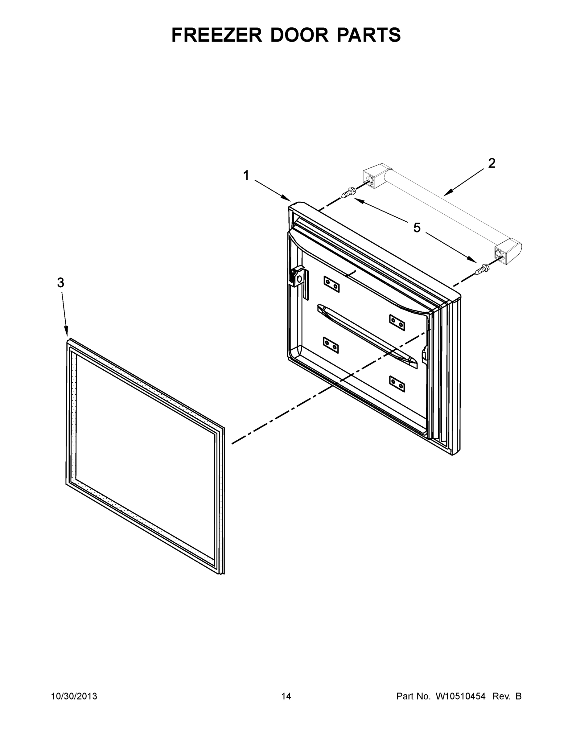 08 - FREEZER DOOR PARTS