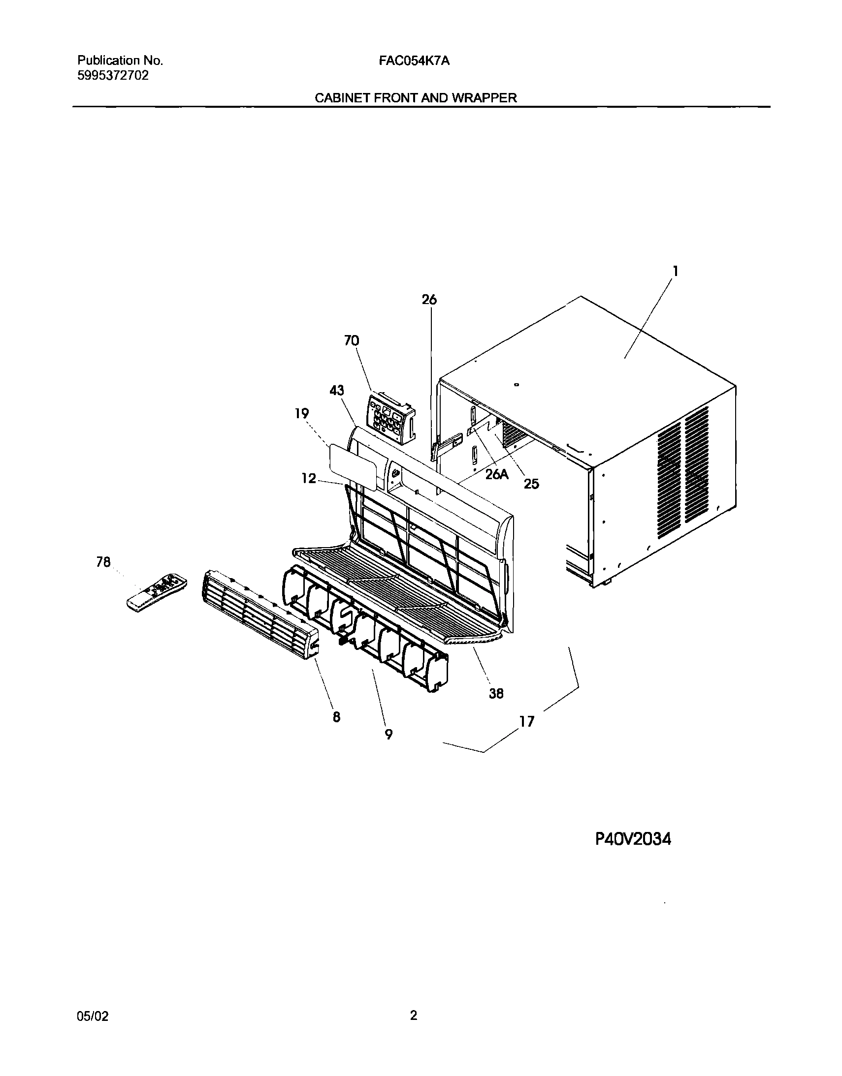 03 - CABINET FRONT AND WRAPPER