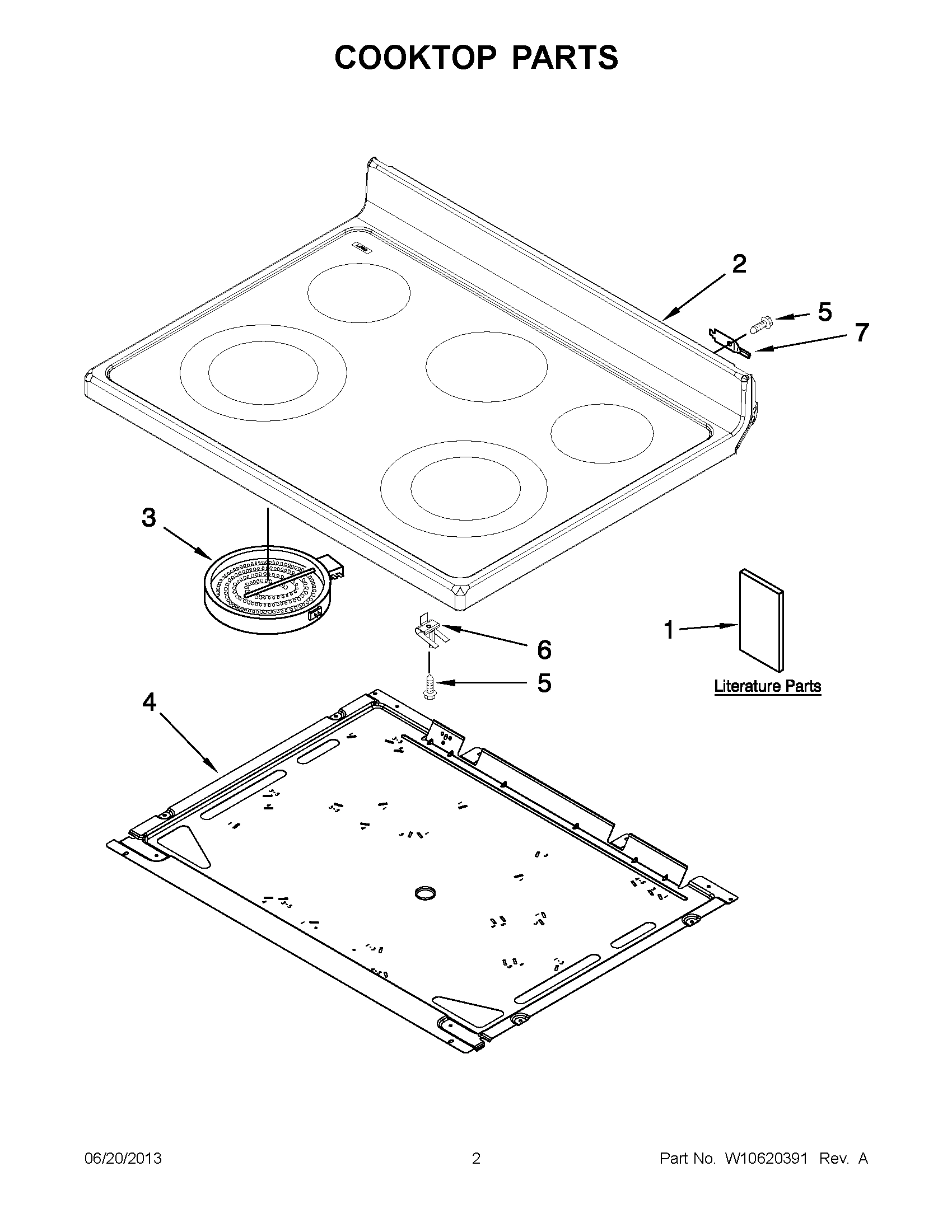 01 - COOKTOP PARTS
