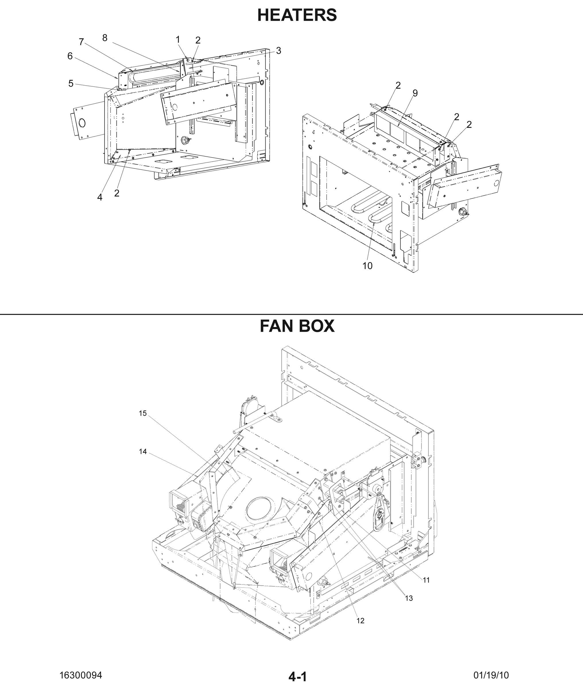 HEATERS / FAN BOX