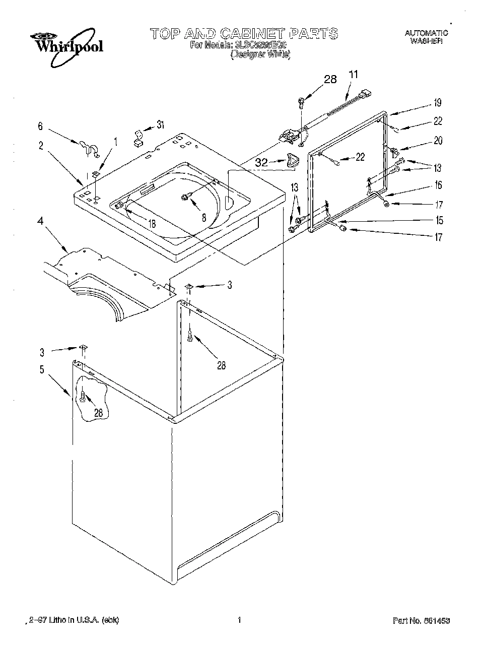 01 - TOP AND CABINET