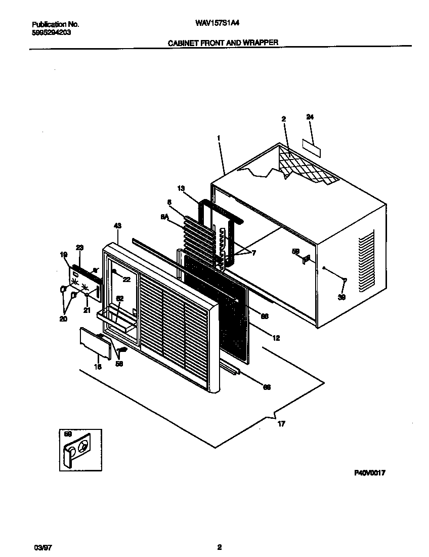 02 - CABINET FRONT AND WRAPPER