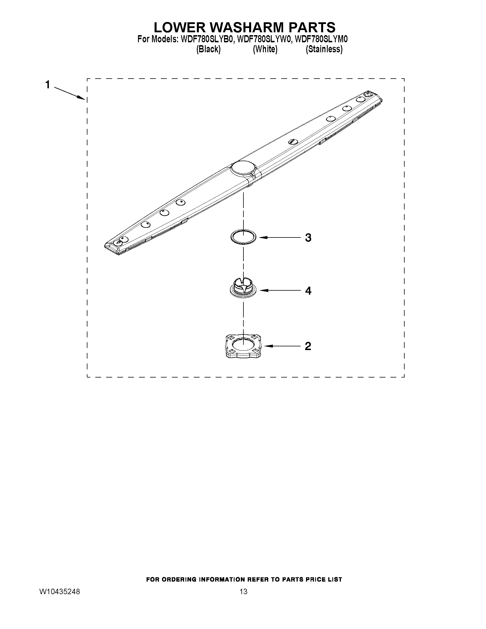 11 - LOWER WASHARM PARTS