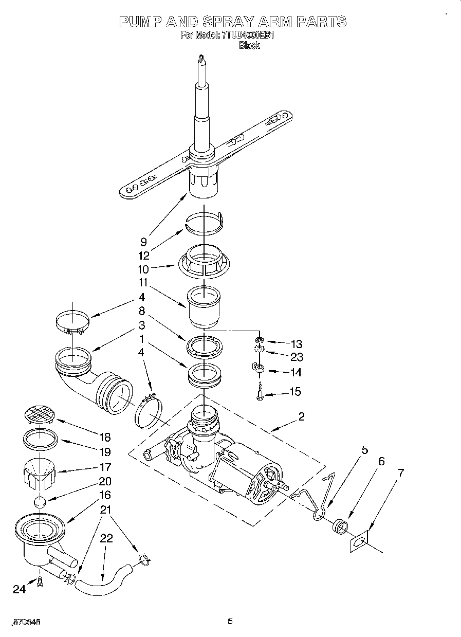 04 - PUMP AND SPRAY ARM
