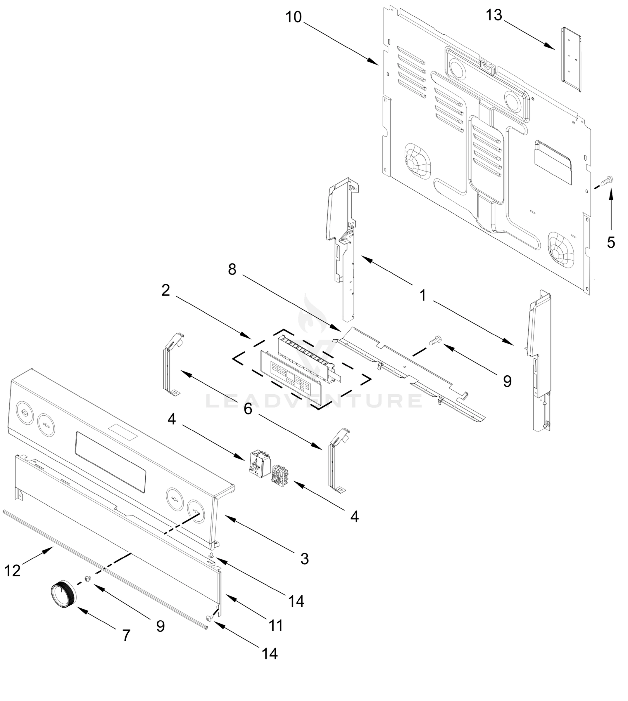 CONTROL PANEL PARTS