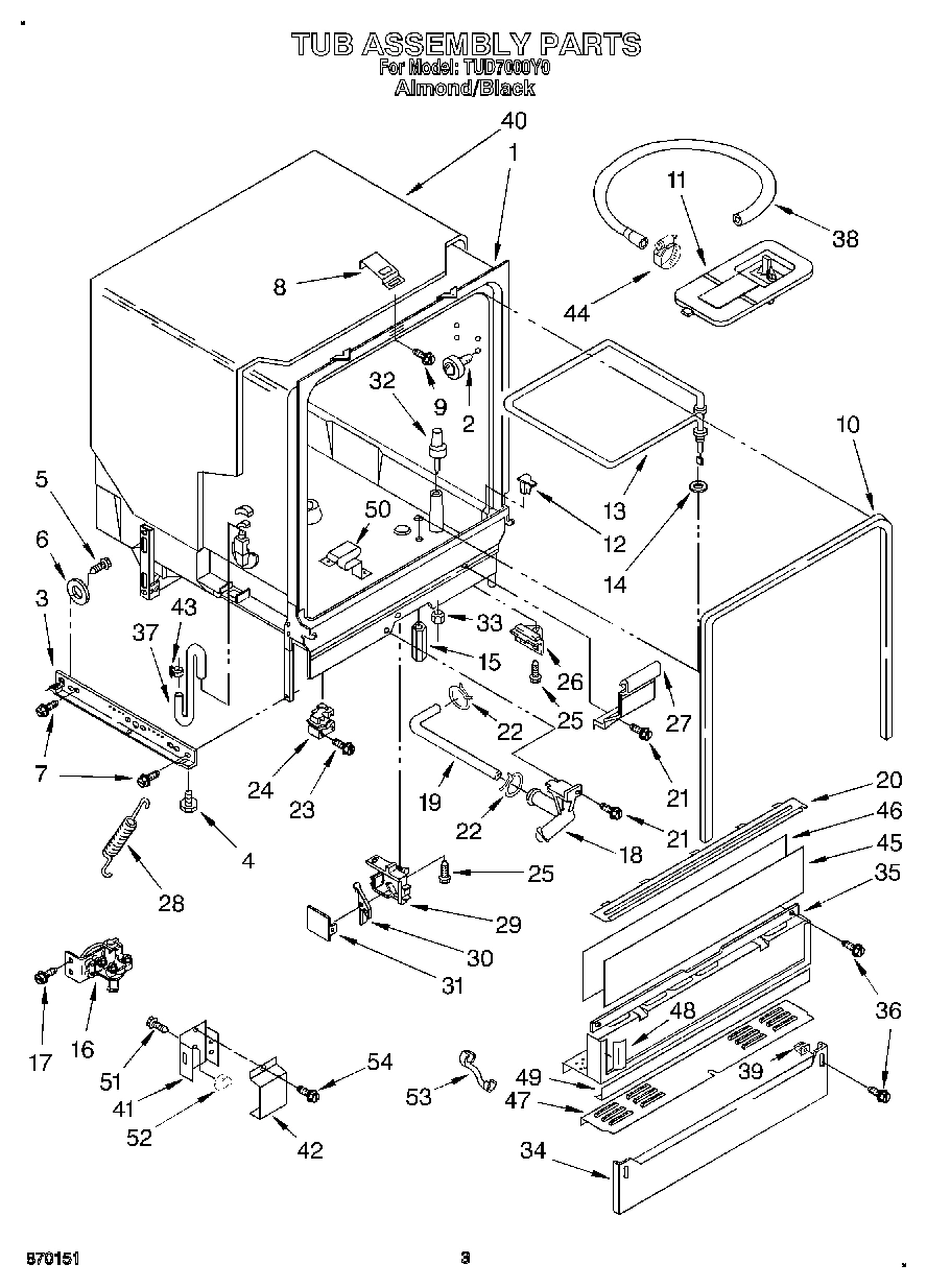 03 - TUB ASSEMBLY
